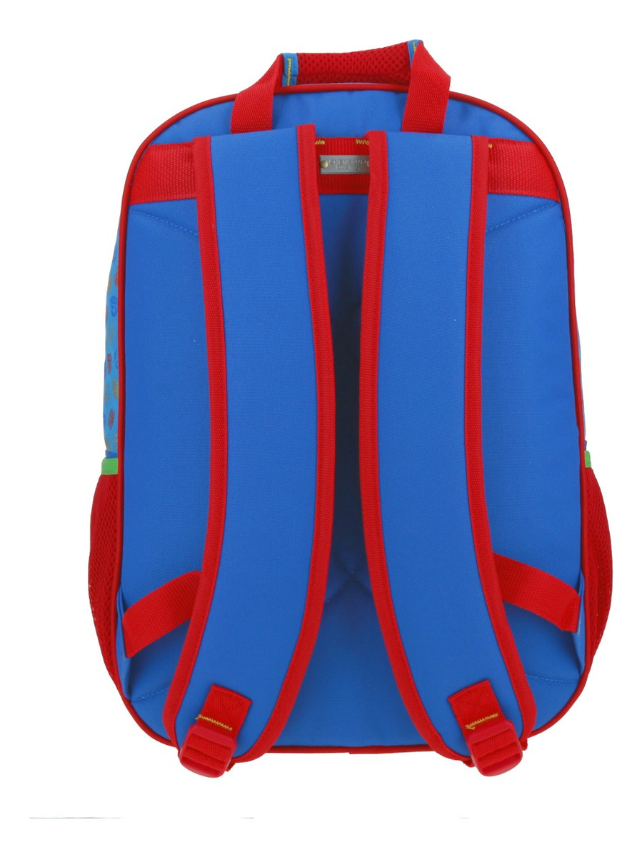 Mochila Escolar Grande Chenson Mario Bros Niño Mb65676-9 Flashy Color Azul 4