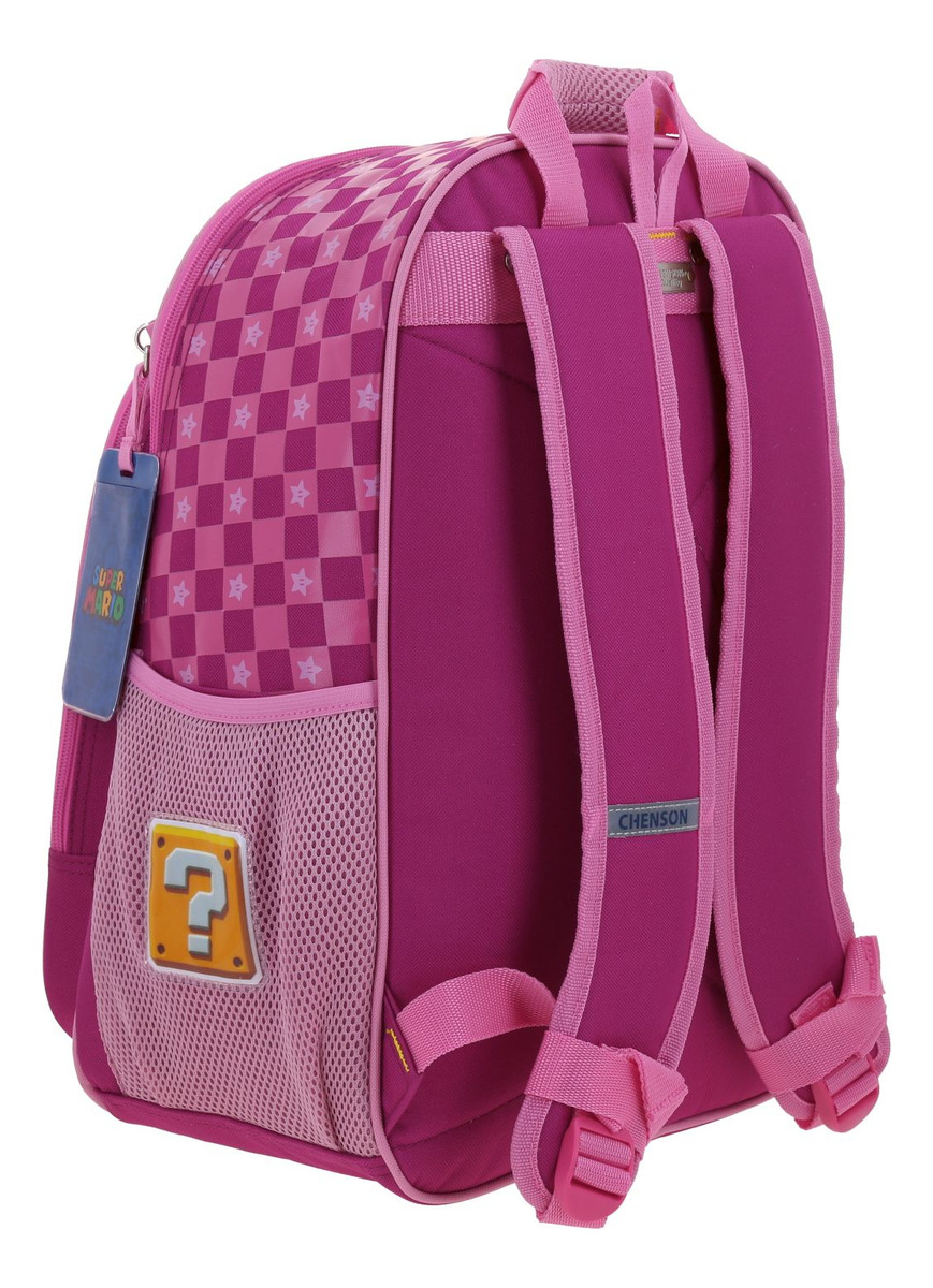 Mochila Escolar Grande Chenson Mario Bros Peach Barb 3