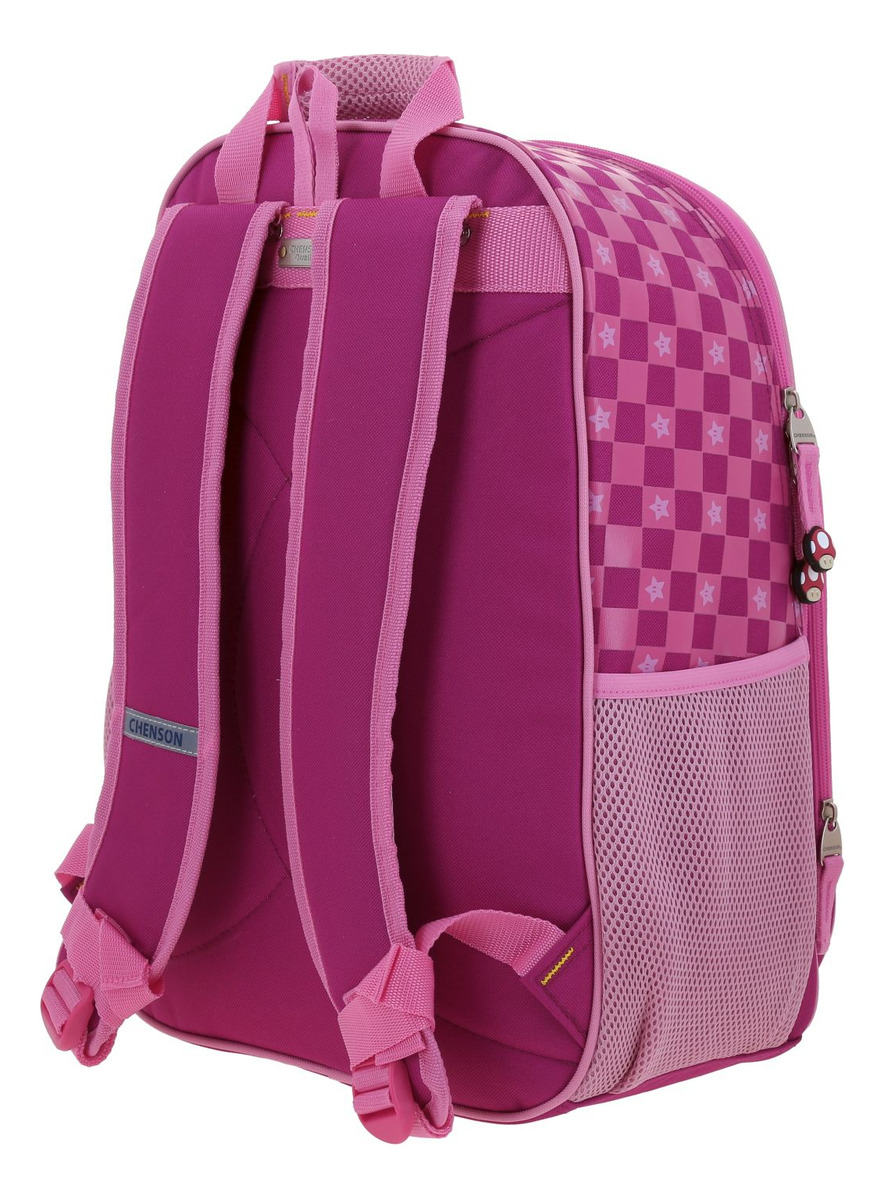 Mochila Escolar Grande Chenson Mario Bros Peach Barb 5