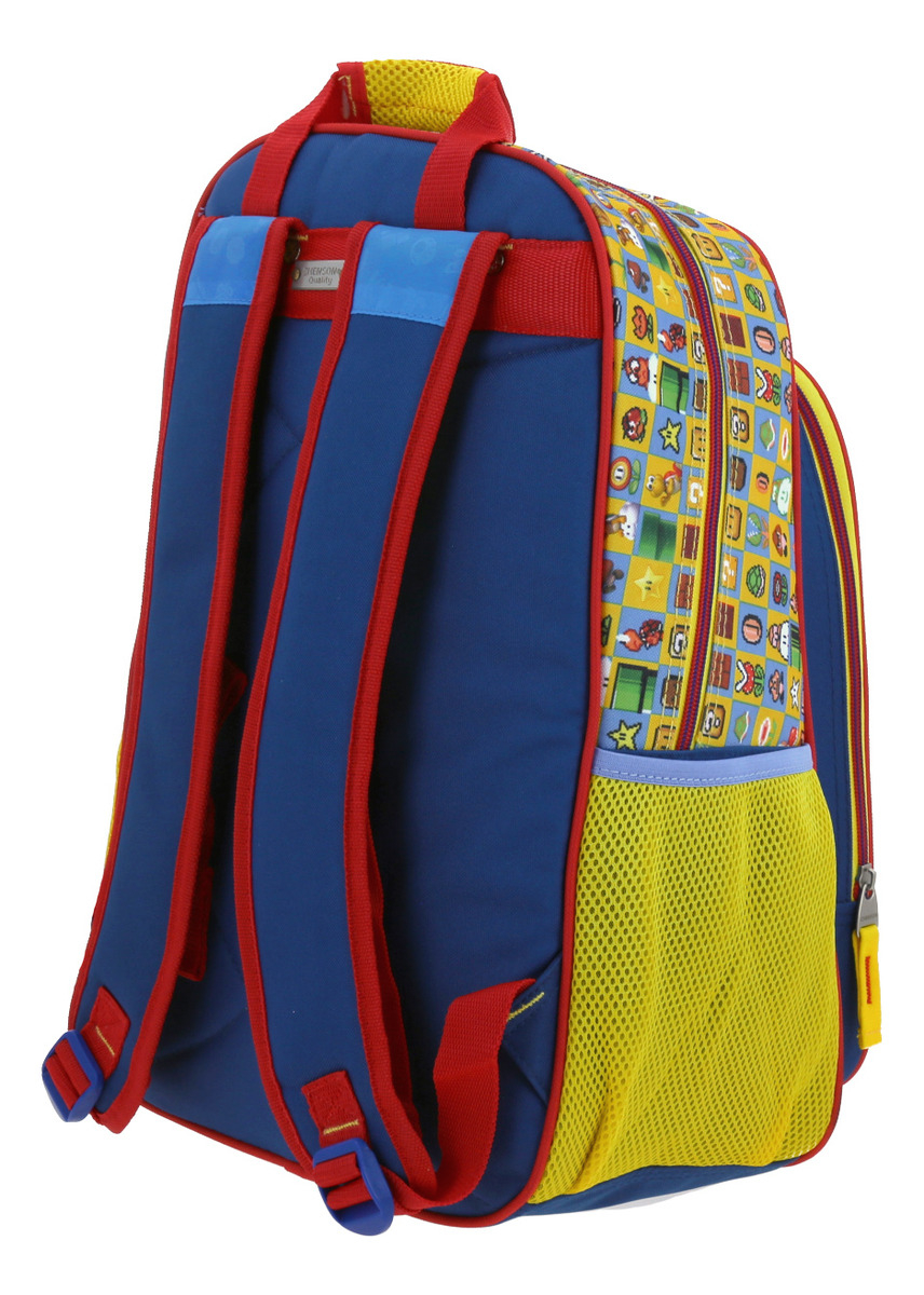 Mochila Escolar Grande Chenson Mario Maker 2 Mb64439-l 4