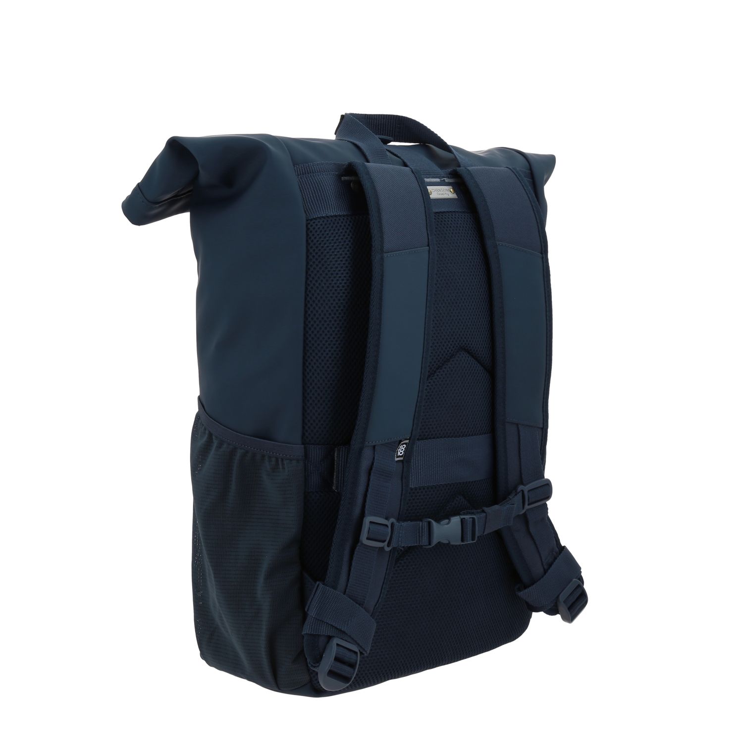 Mochila escolar juvenil 1818 by Chenson azul con soporte para maleta 3