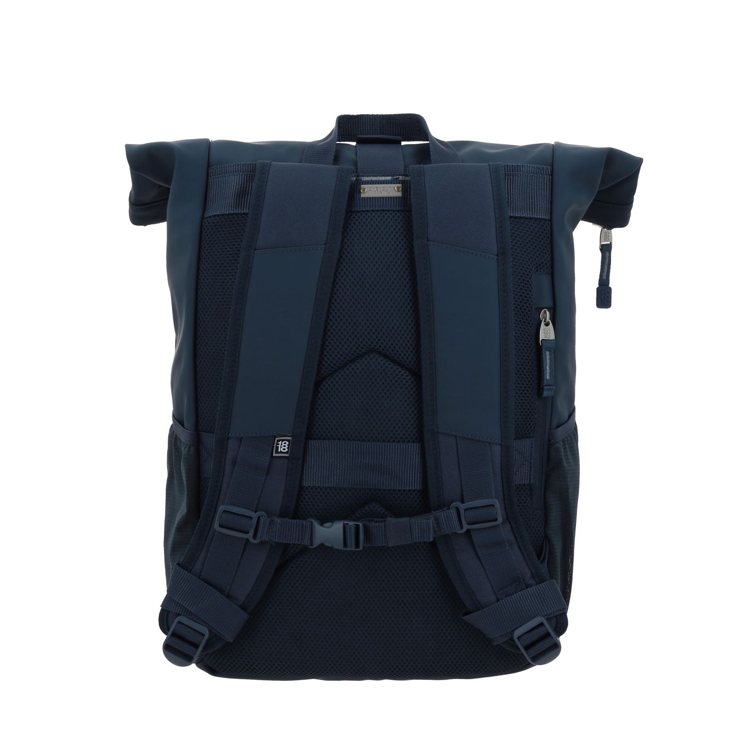 Mochila escolar juvenil 1818 by Chenson azul con soporte para maleta 4