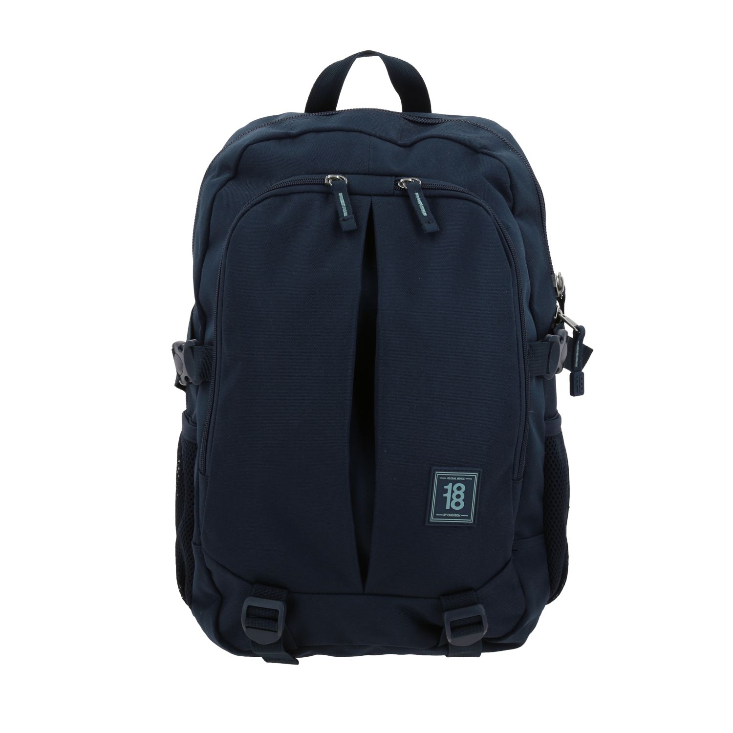 Mochila escolar juvenil 1818 by Chenson azul marino con amplios compartimentos