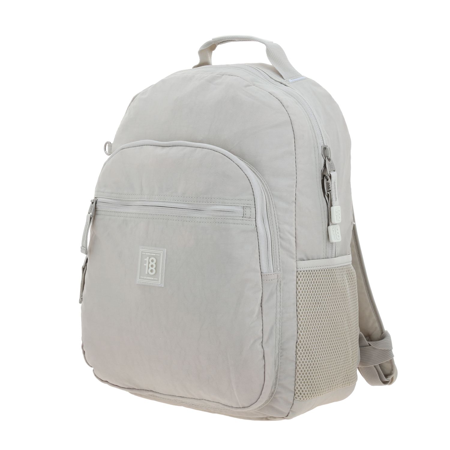Mochila escolar juvenil 1818 by Chenson Beige – Amplio compartimento y estilo moderno 2