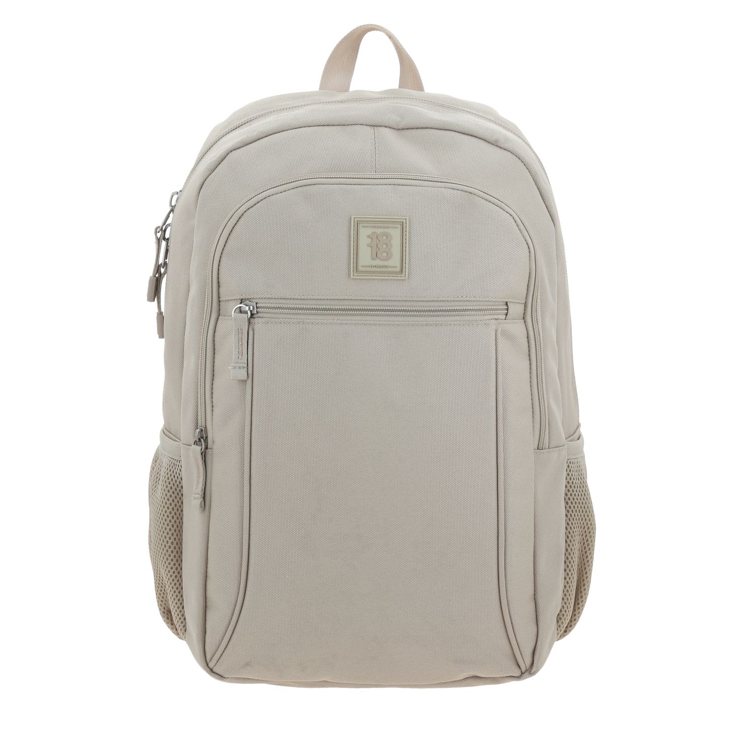 Mochila escolar juvenil 1818 by Chenson beige con amplio compartimento
