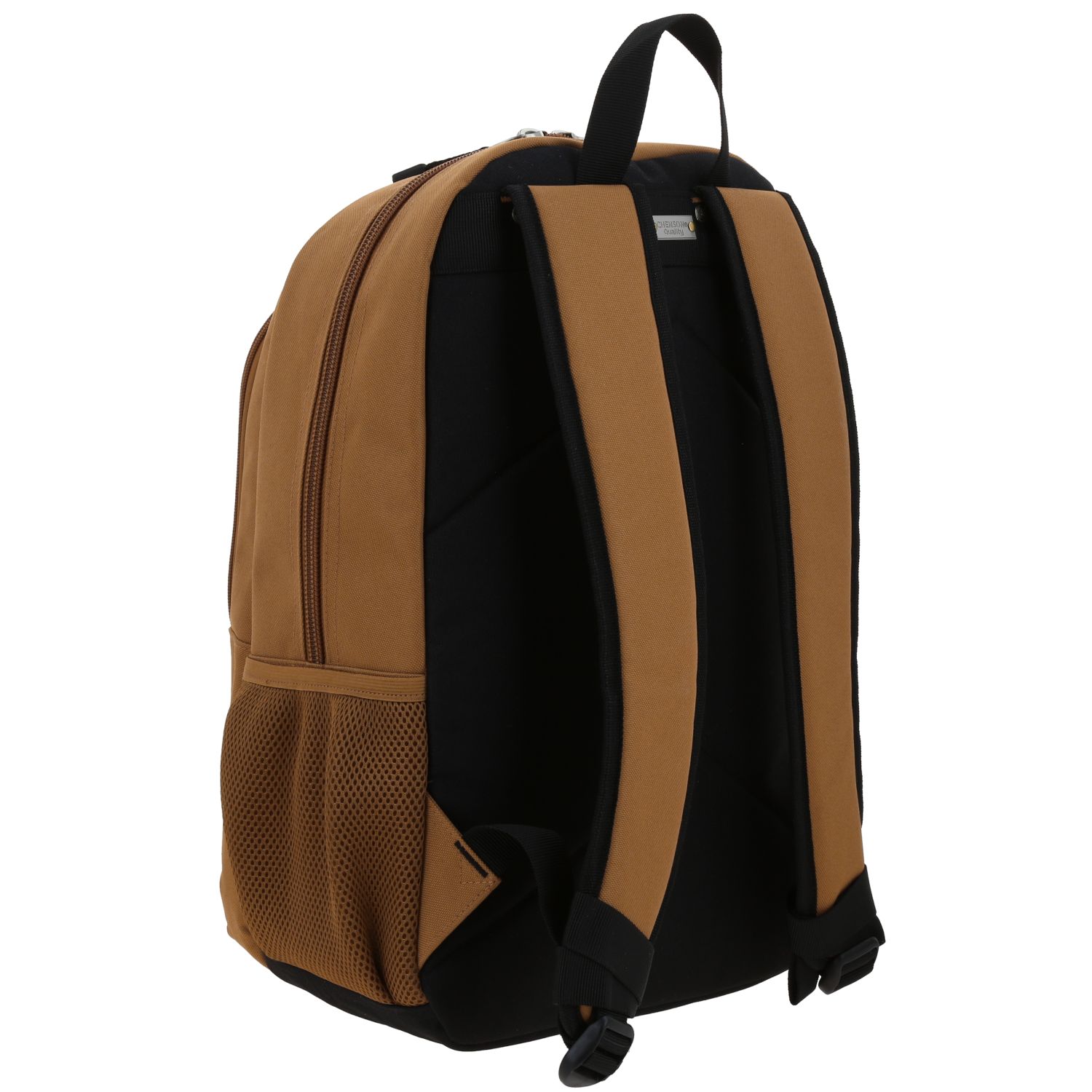 Mochila escolar juvenil 1818 by Chenson Café/Oro Rosa con amplio compartimento 3