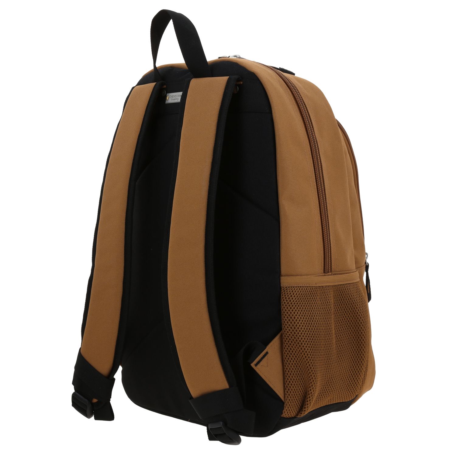 Mochila escolar juvenil 1818 by Chenson Café/Oro Rosa con amplio compartimento 5