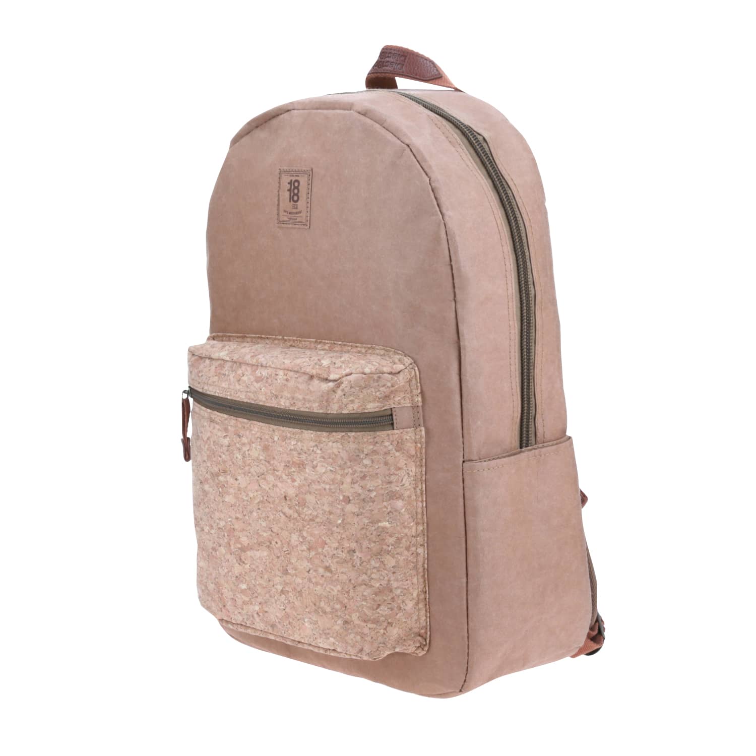 Mochila escolar juvenil 1818 by Chenson color café con porta laptop 2