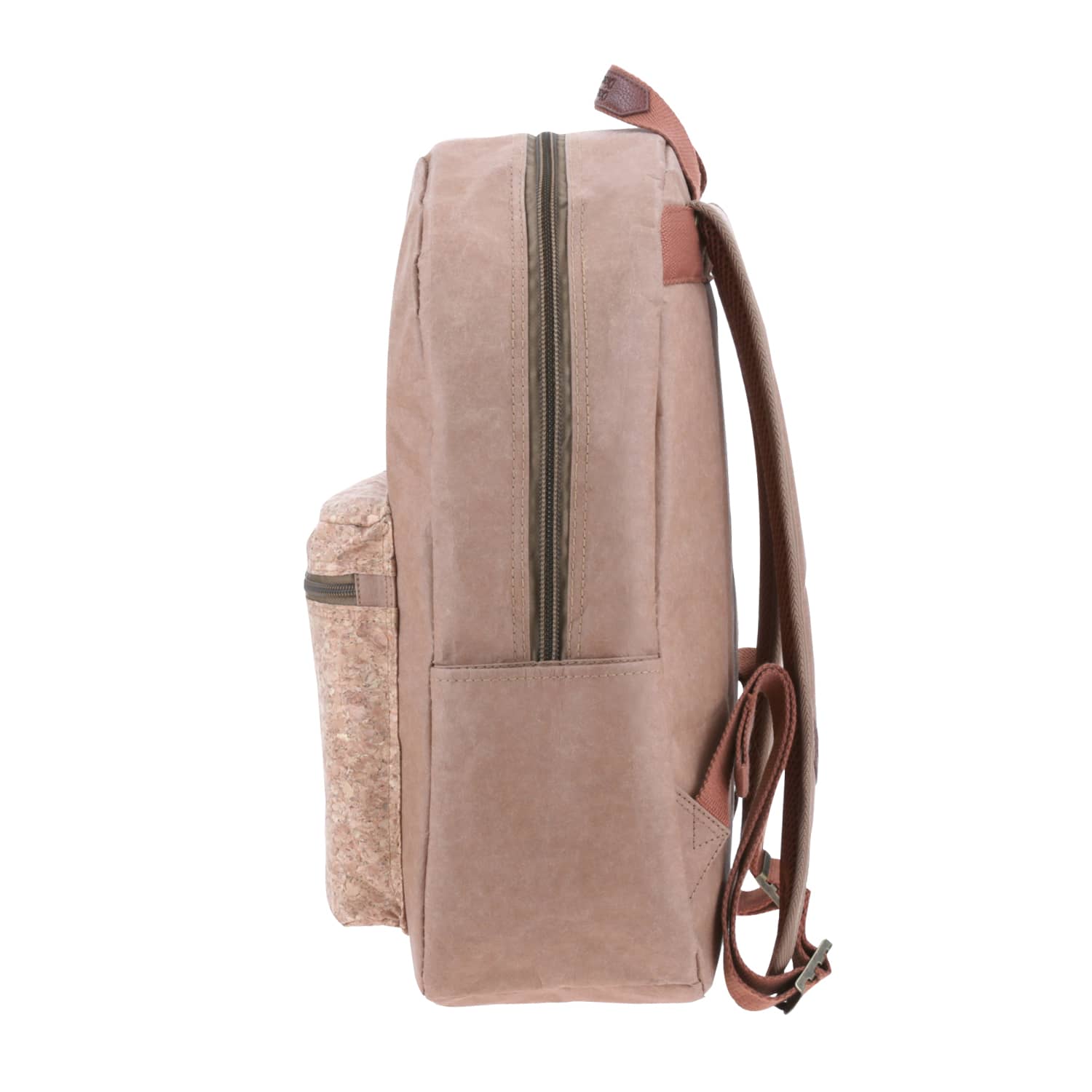 Mochila escolar juvenil 1818 by Chenson color café con porta laptop 3