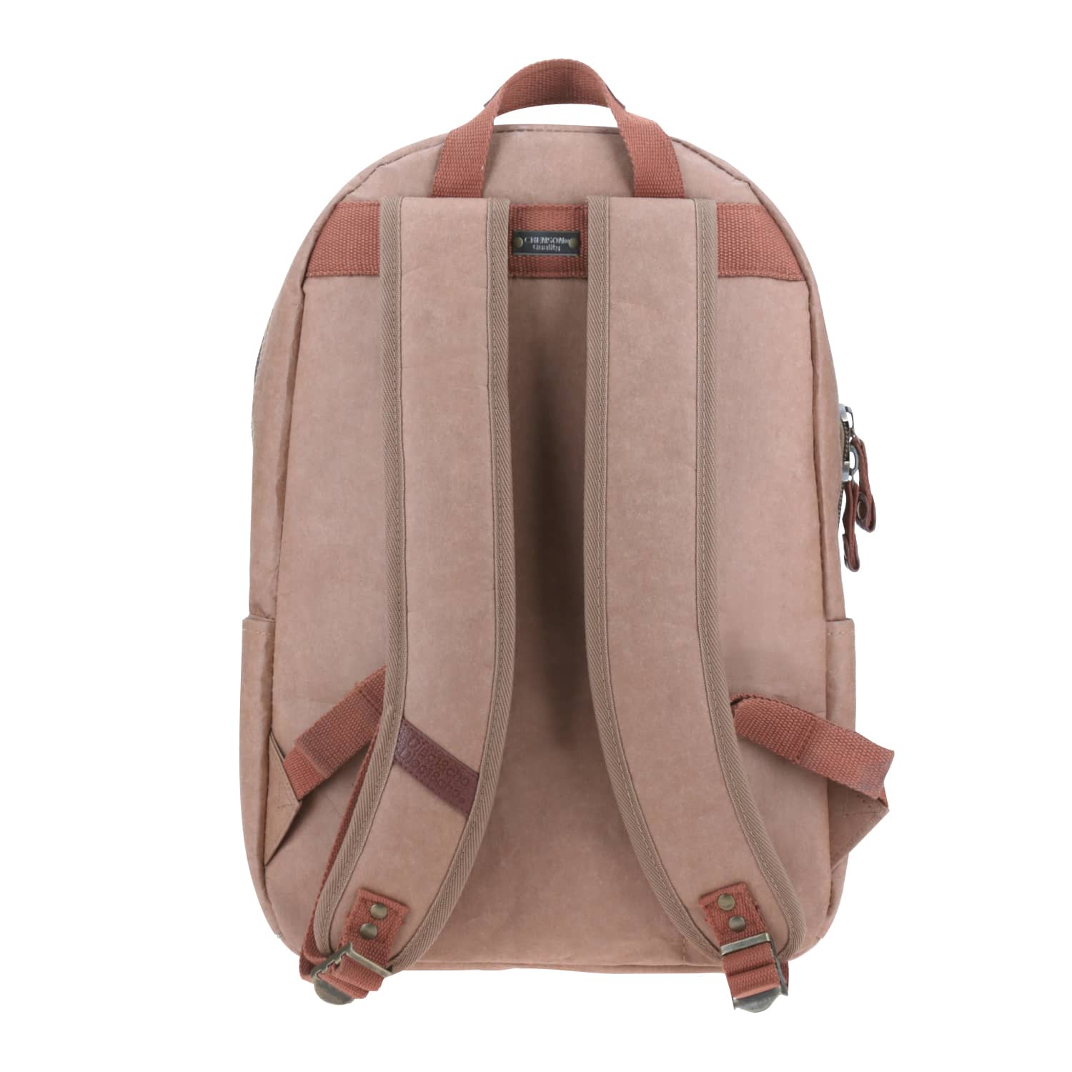 Mochila escolar juvenil 1818 by Chenson color café con porta laptop 5