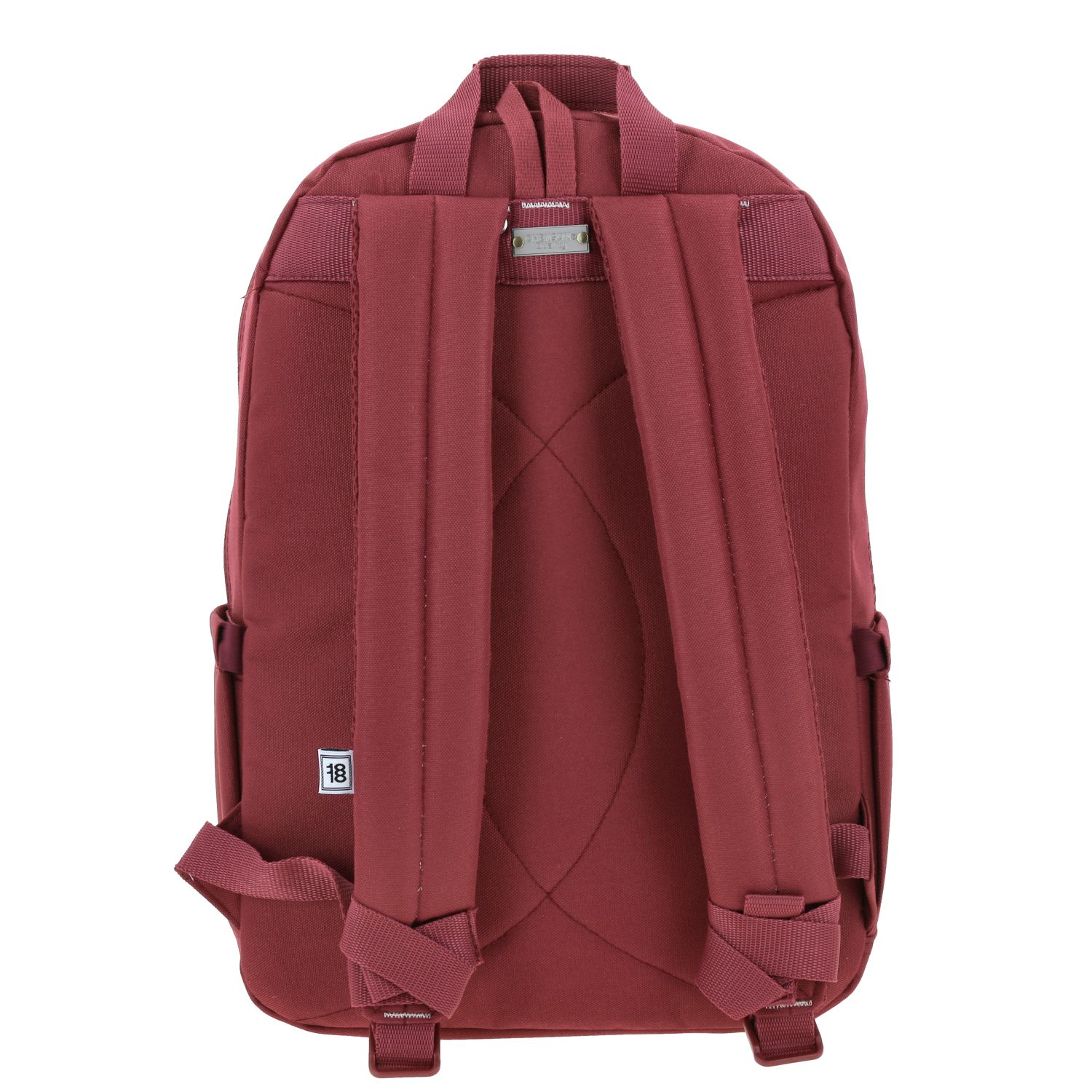 Mochila escolar juvenil 1818 by Chenson color magenta con porta laptop 4