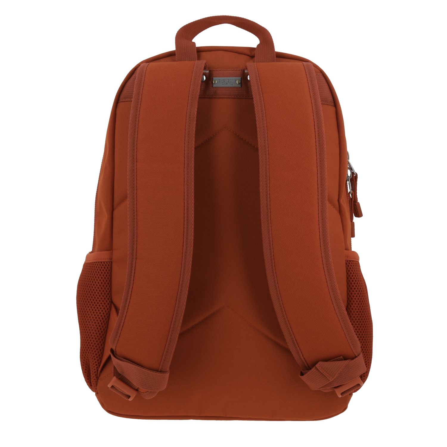 Mochila escolar juvenil 1818 by Chenson color naranja con amplios compartimentos 4