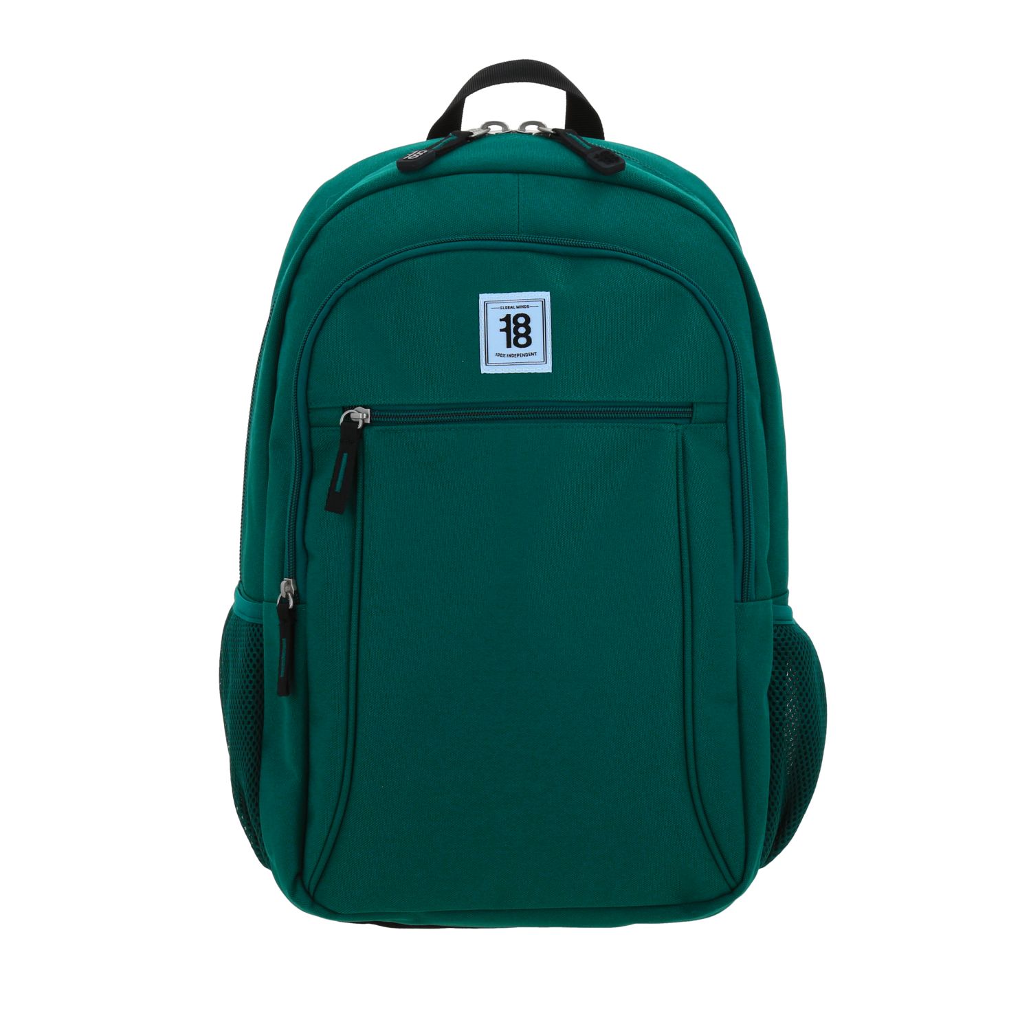 Mochila escolar juvenil 1818 by Chenson color verde con amplio compartimento