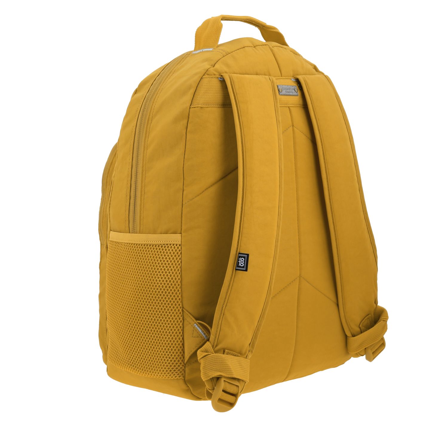 Mochila escolar juvenil 1818 by Chenson en amarillo, estilo moderno y funcional 3