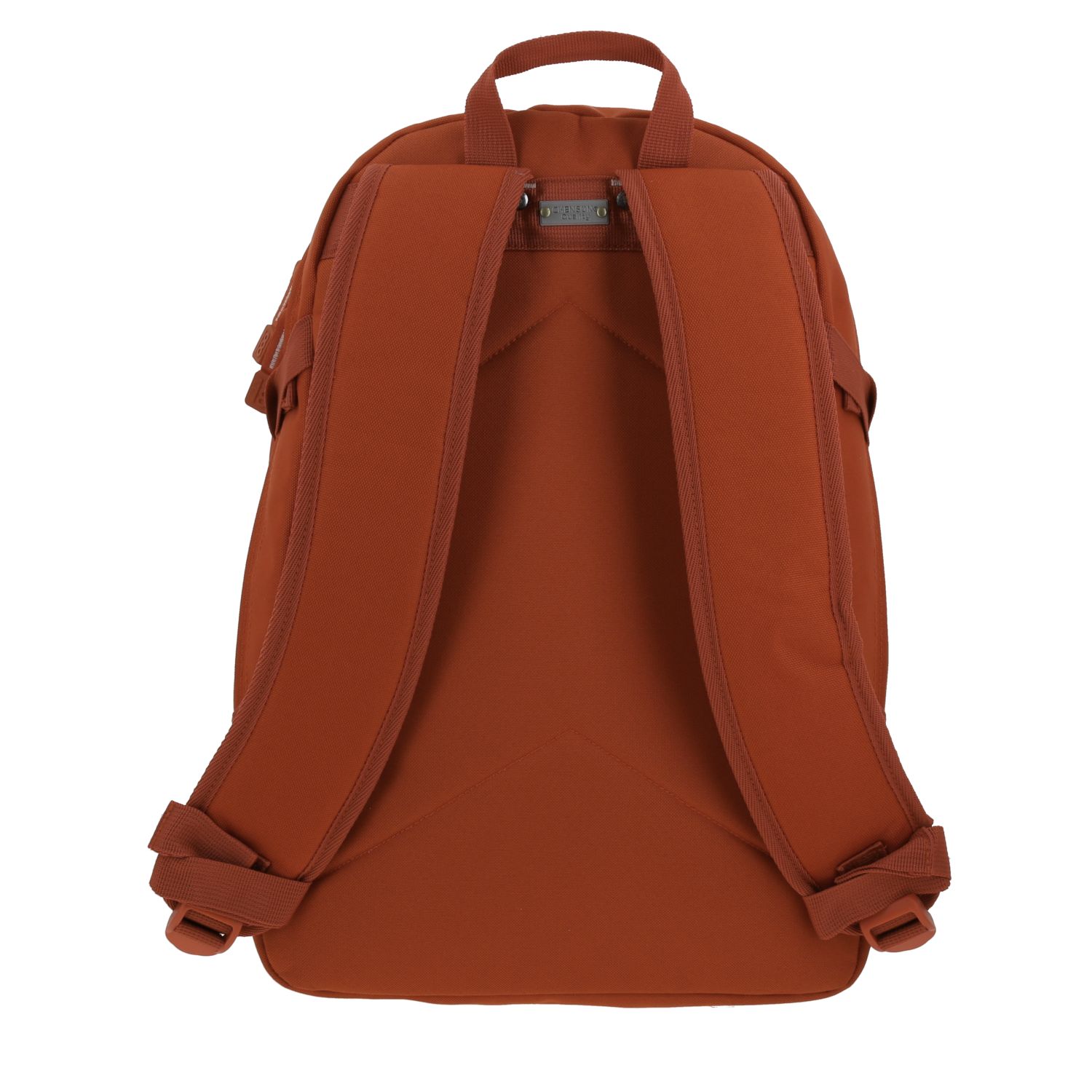 Mochila escolar juvenil 1818 by Chenson naranja con amplio compartimento 4