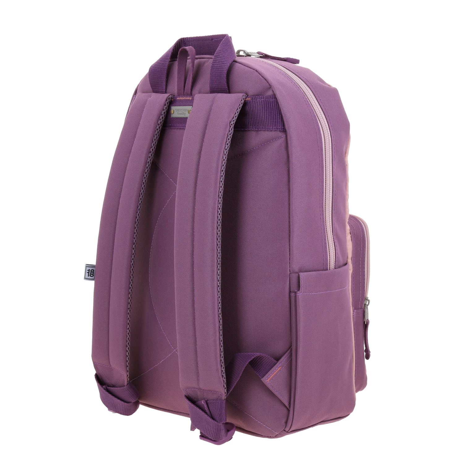 Mochila escolar juvenil 1818 by Chenson rosa con amplio compartimento 5