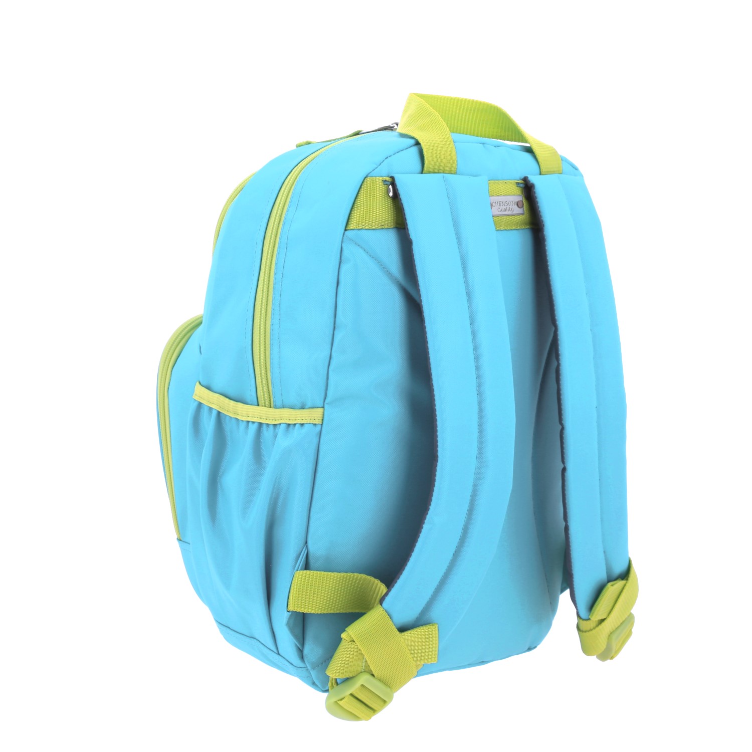 Mochila escolar juvenil 1818 by Chenson turquesa con amplio compartimento 3
