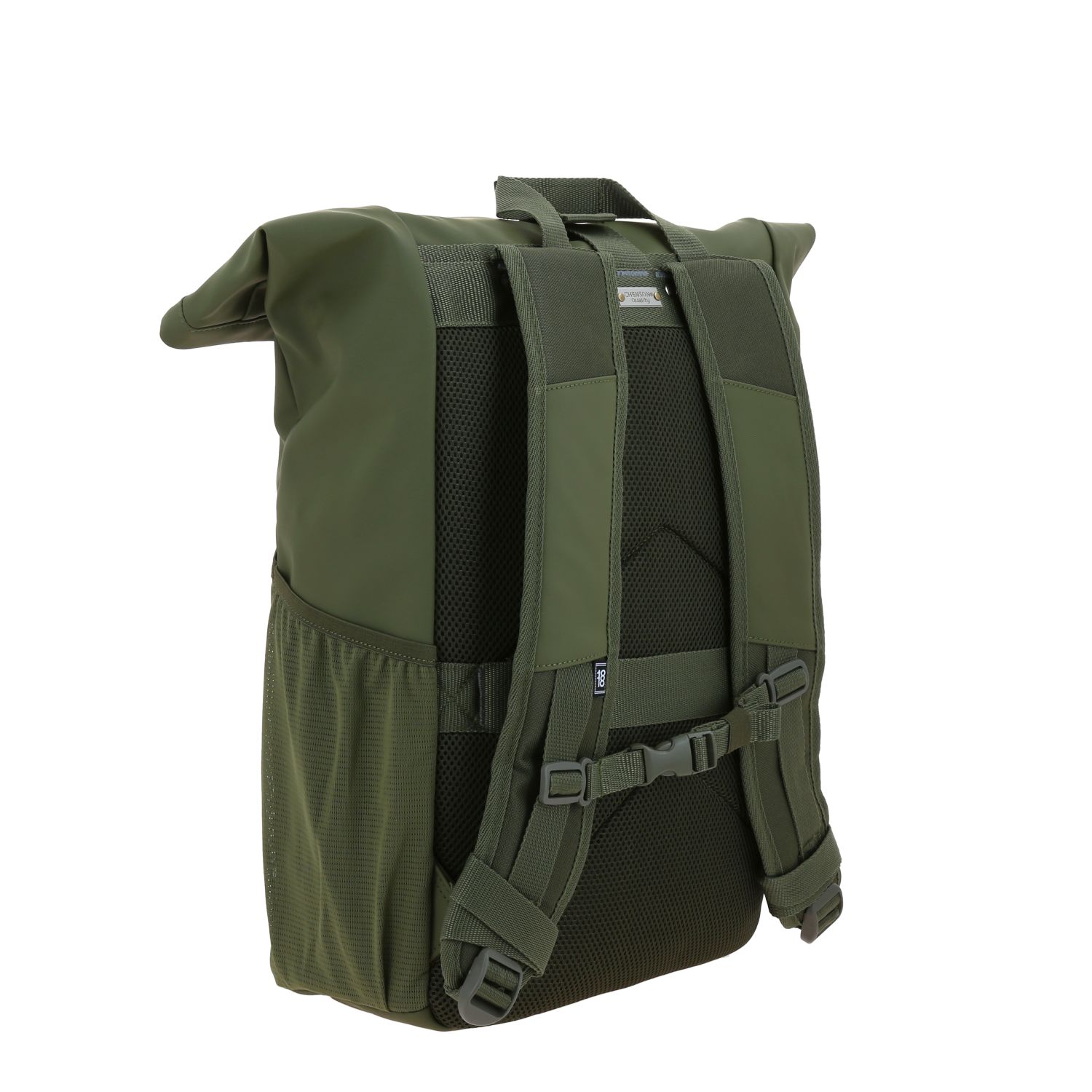 Mochila escolar juvenil 1818 by Chenson verde seco con amplio compartimento 3