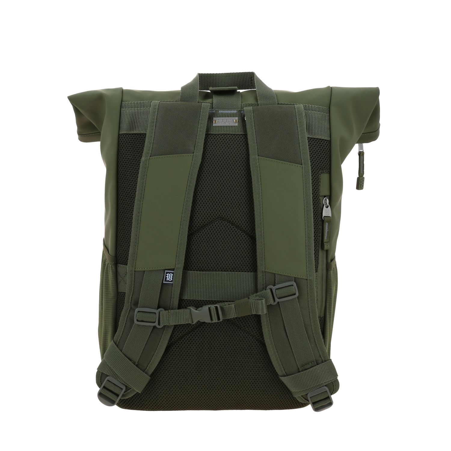 Mochila escolar juvenil 1818 by Chenson verde seco con amplio compartimento 4