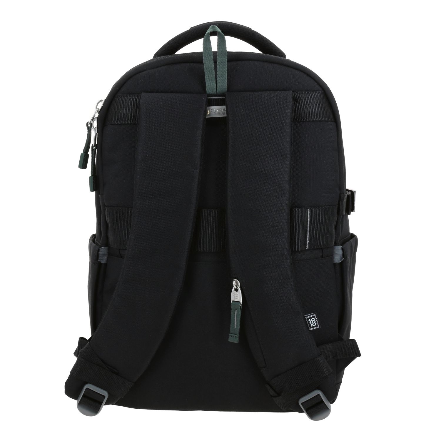 Mochila escolar juvenil 1818 by Chenson verde seco con compartimento para laptop 4