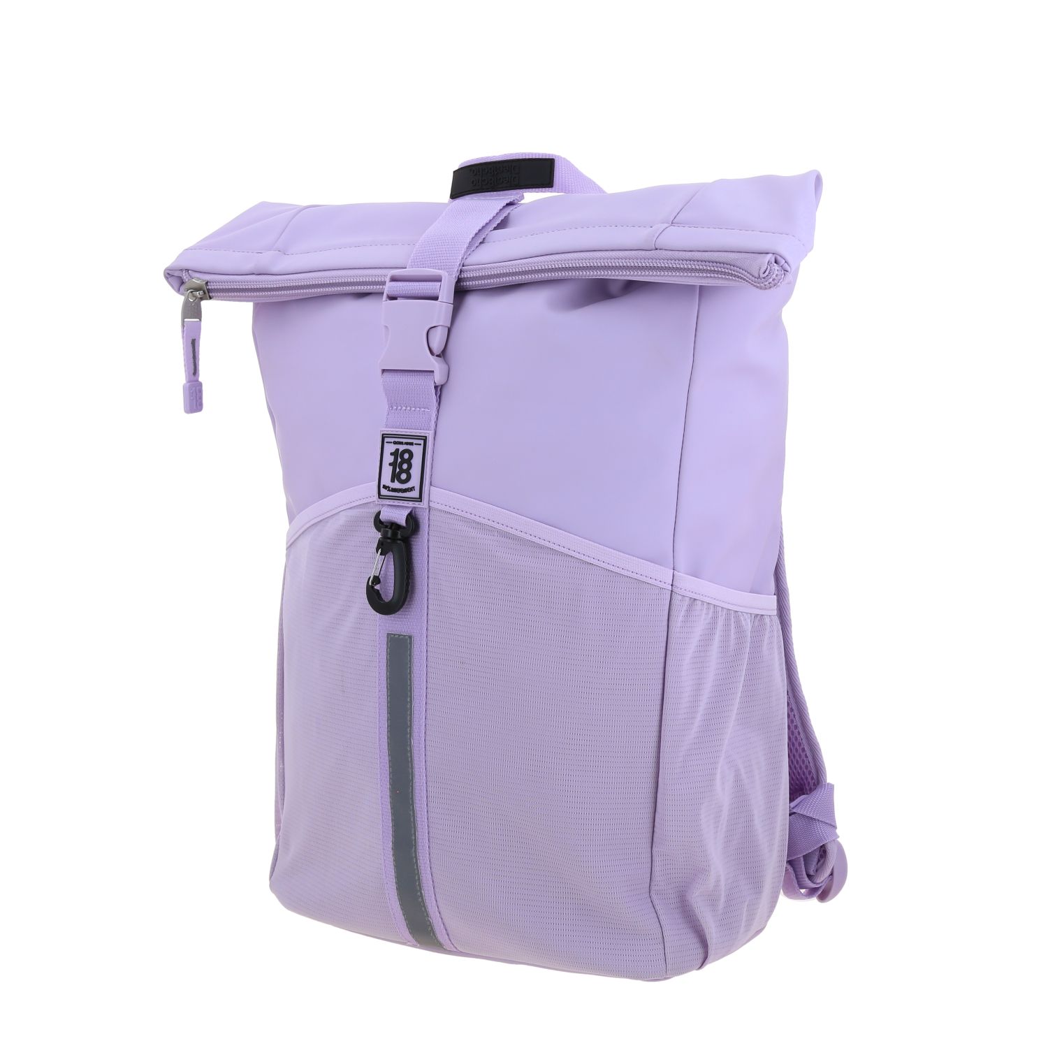 Mochila escolar juvenil 1818 by Chenson violeta con amplio compartimento 2