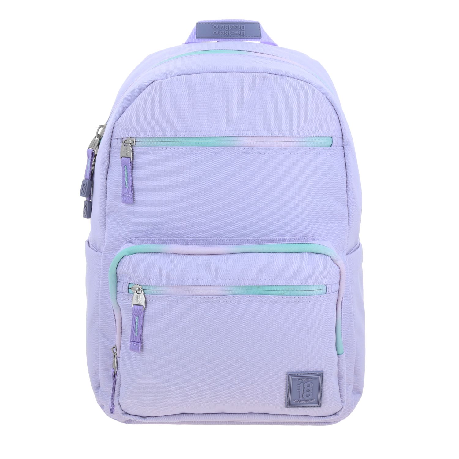 Mochila escolar juvenil 1818 by Chenson violeta con amplios compartimentos