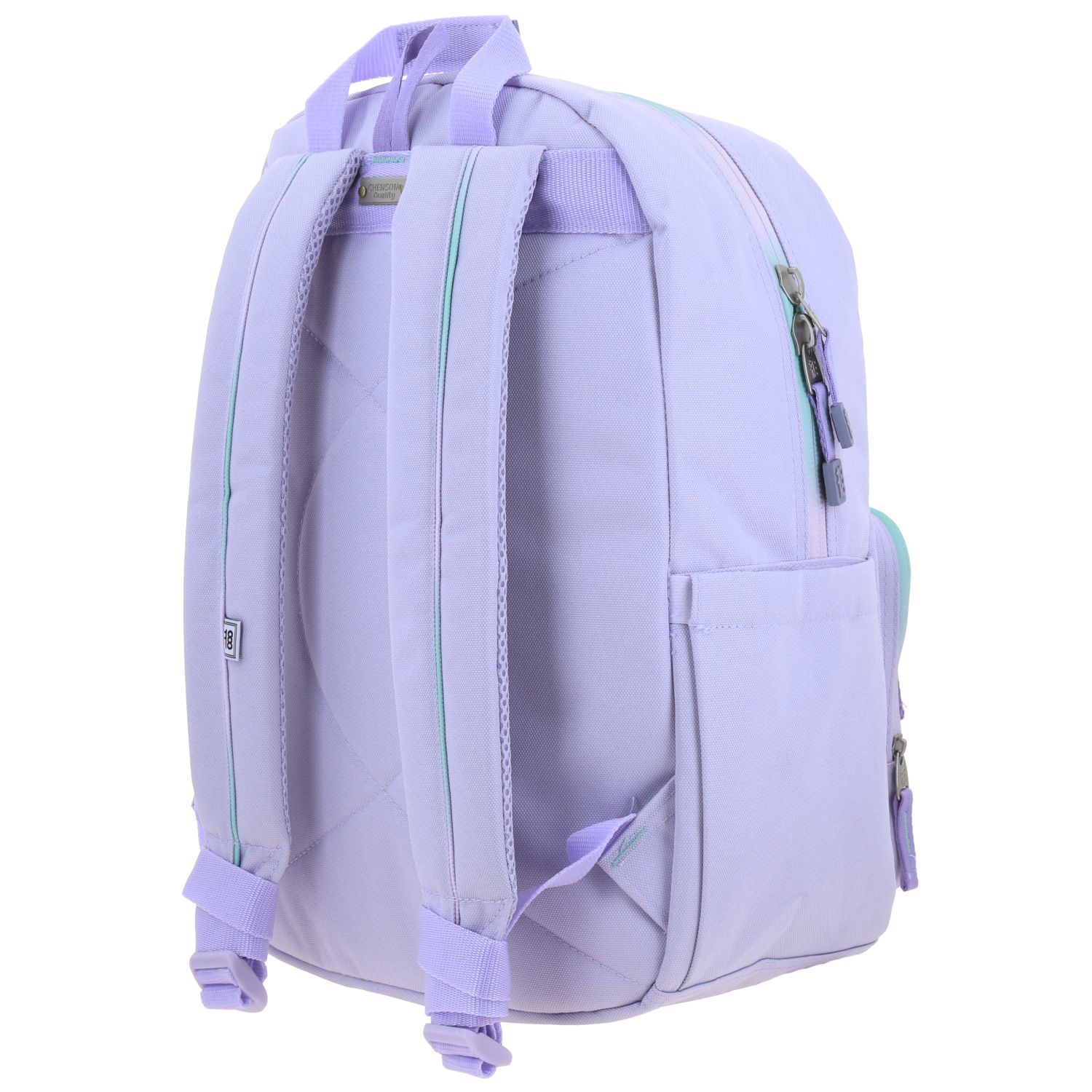 Mochila escolar juvenil 1818 by Chenson violeta con amplios compartimentos 5
