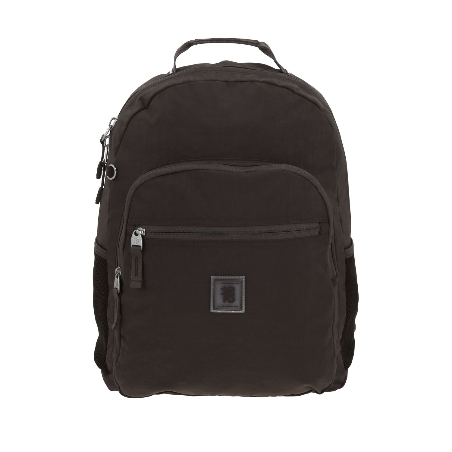 Mochila escolar juvenil café 1818 by Chenson – Amplio espacio y estilo