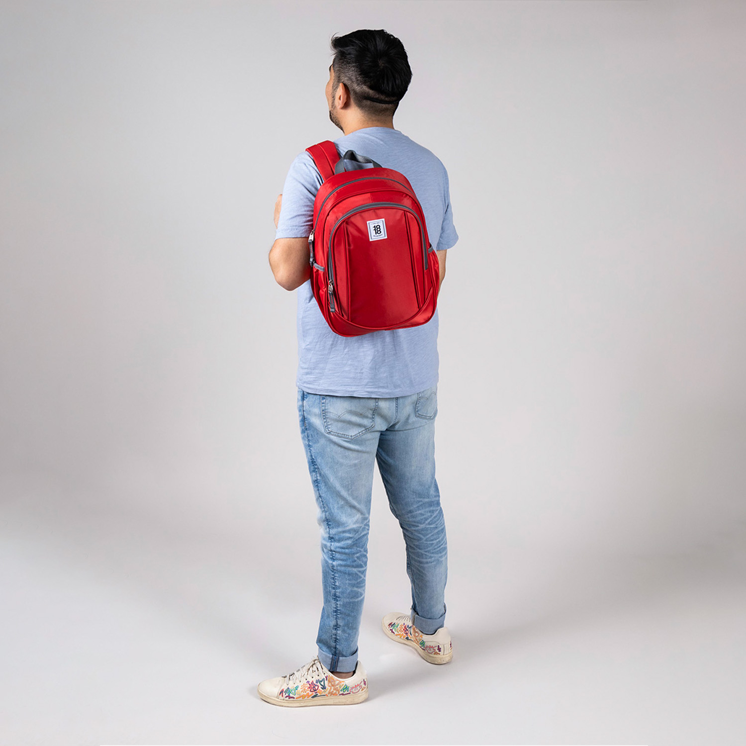 Mochila escolar juvenil roja 1818 by Chenson – Ideal para tu día a día - vista 2