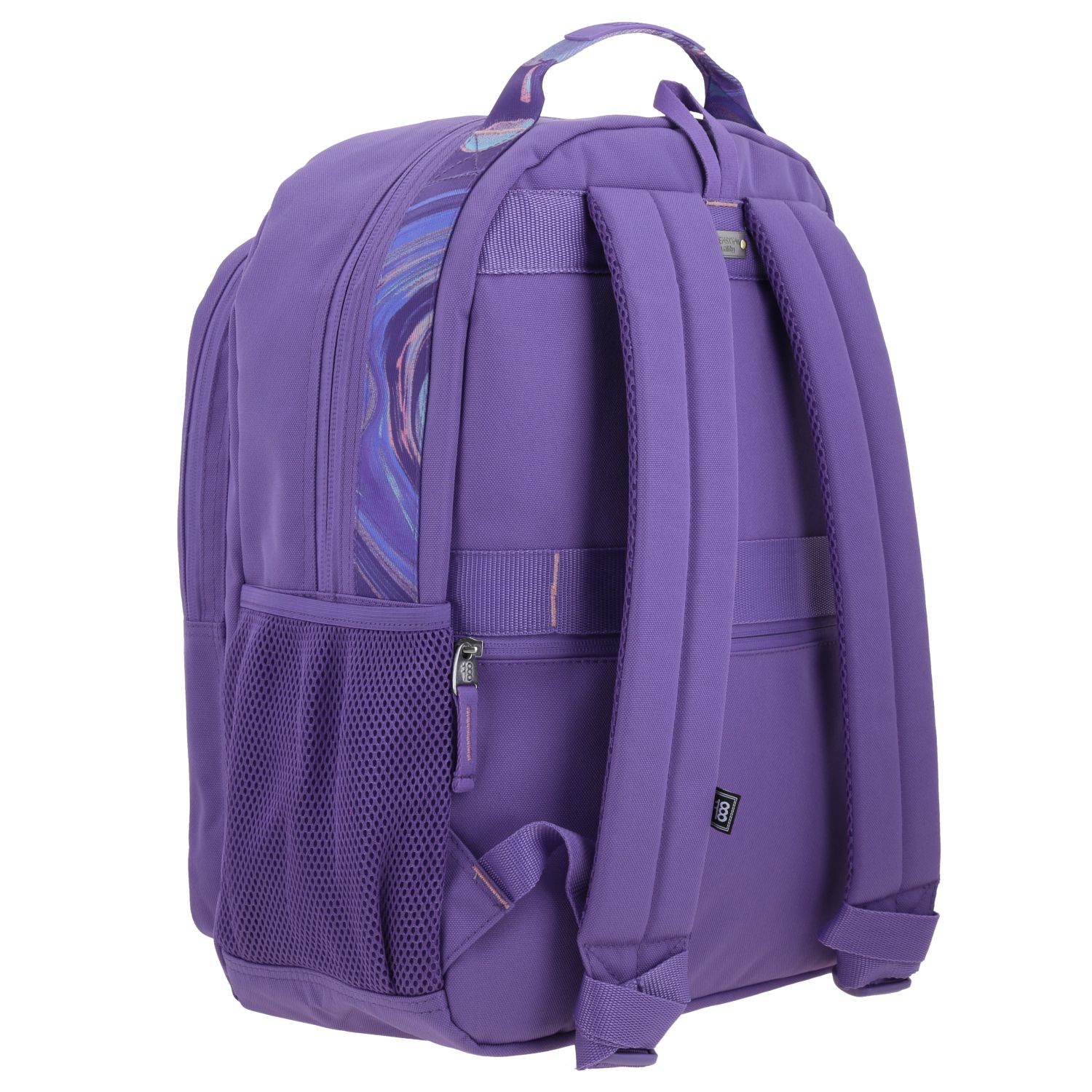 Mochila escolar juvenil violeta 1818 by Chenson con organizador y bolsillo trasero 3