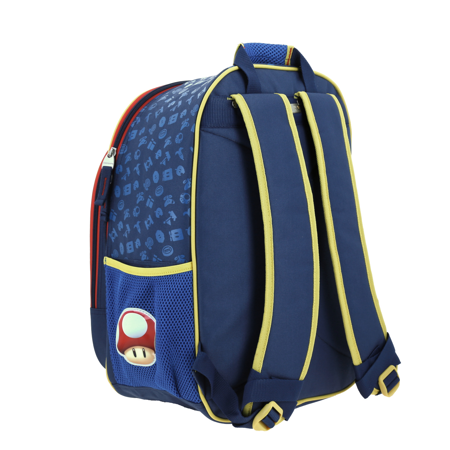 Mochila escolar Mario Bros by Chenson azul para niño con amplio espacio 3