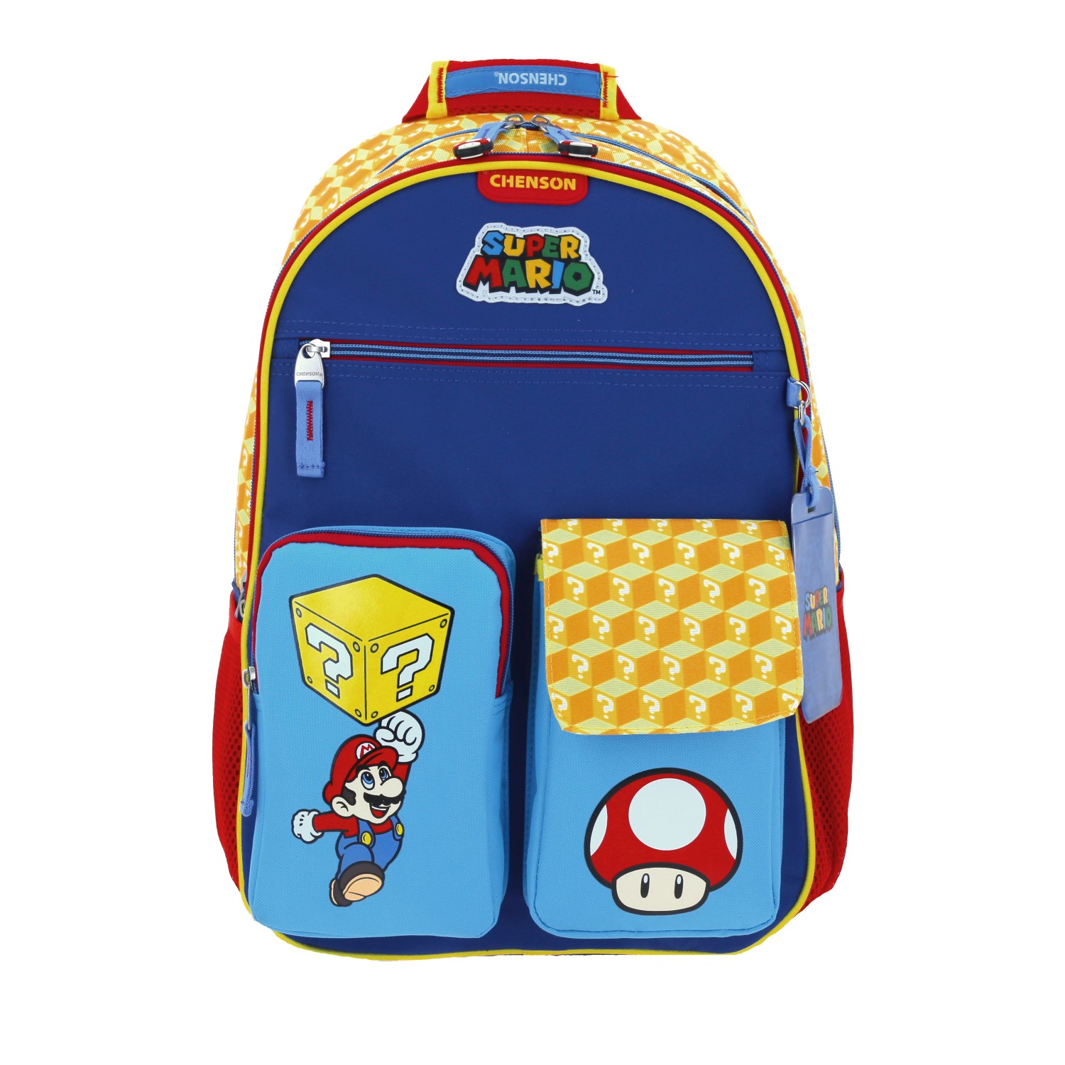 Mochila escolar Mario Bros by Chenson azul para niño – Diseño divertido y funcional