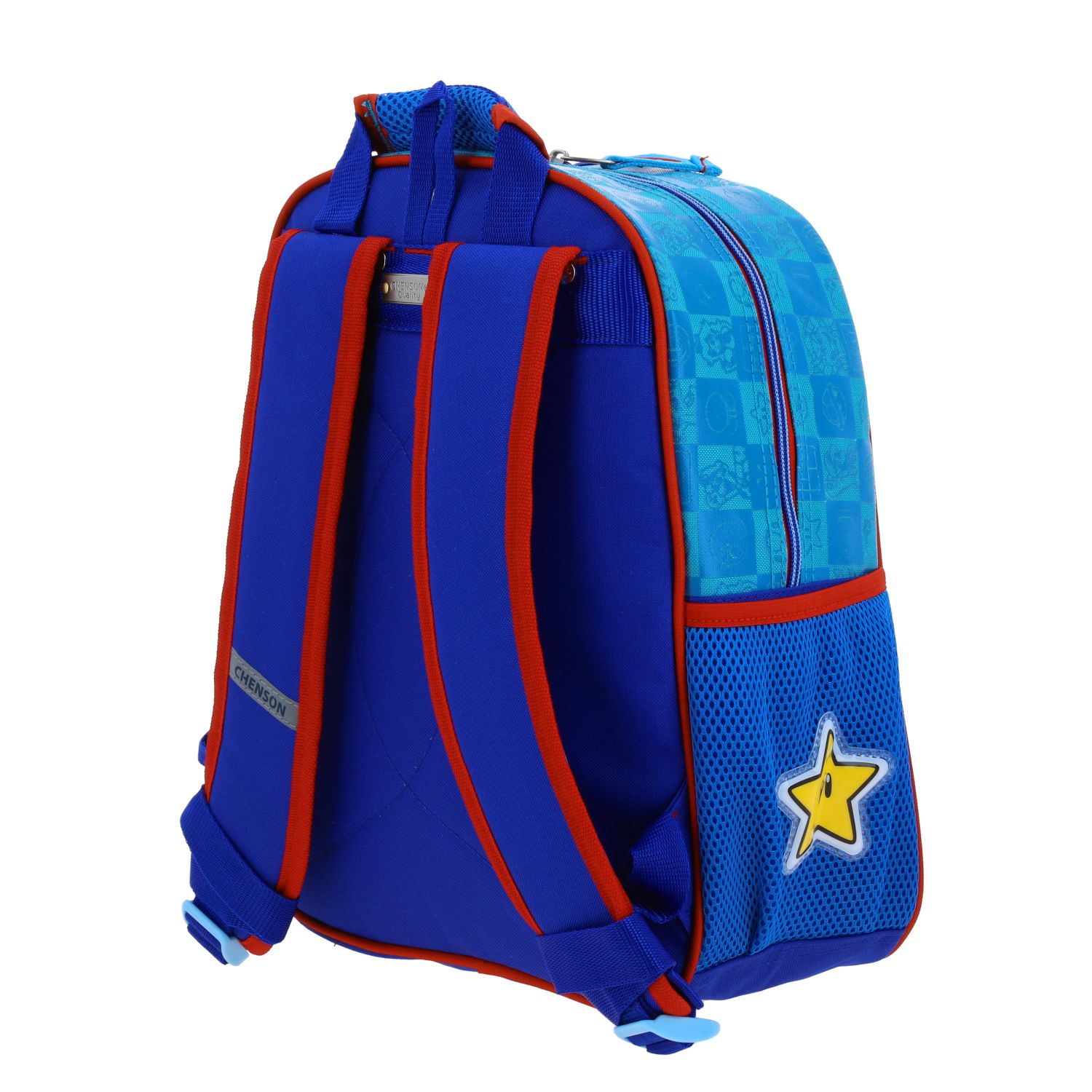 Mochila escolar Mario Bros by Chenson azul para niño – Ideal para Kinder 5