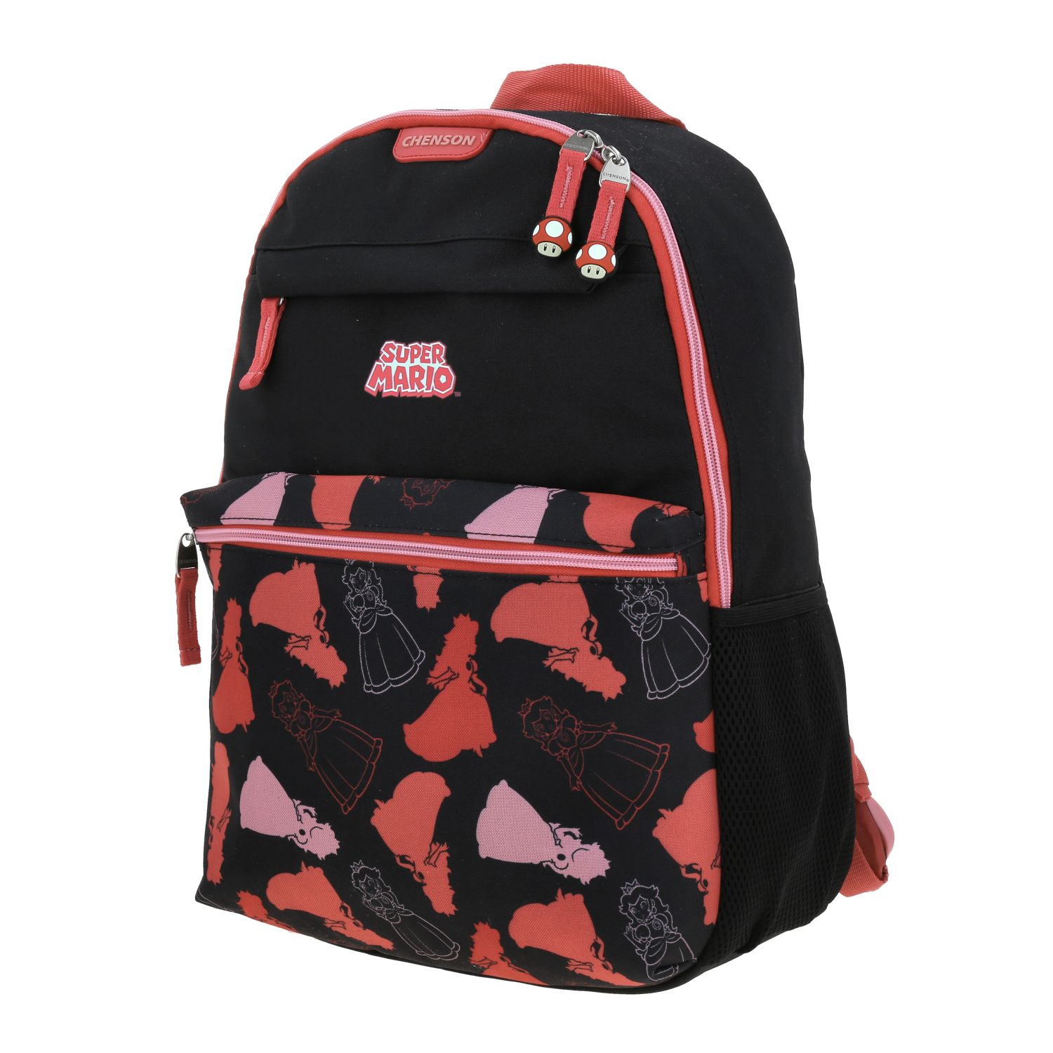 Mochila escolar Mario Bros by Chenson negra para niños – Diseño divertido y funcional 2