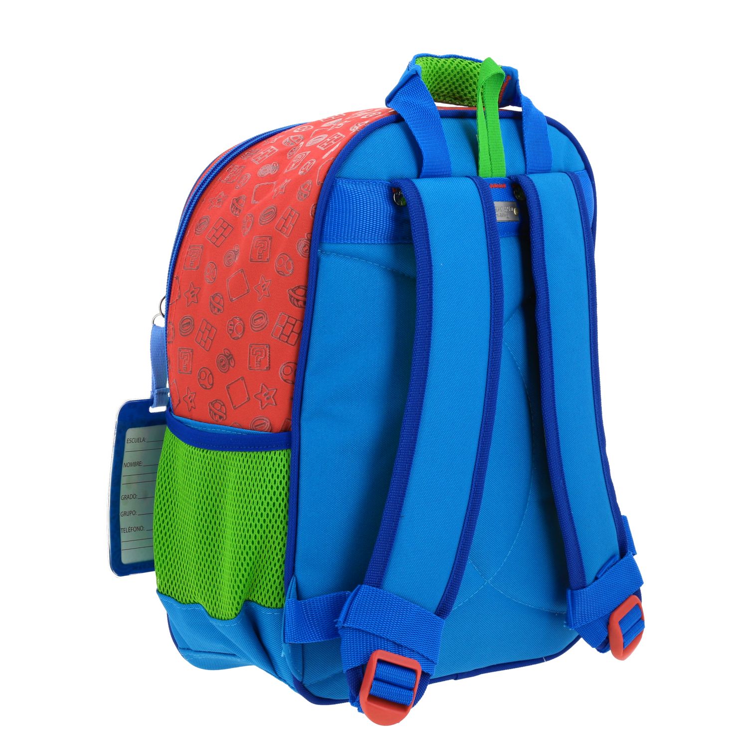 Mochila escolar Mario Bros by Chenson roja para niño – ideal para kinder 3