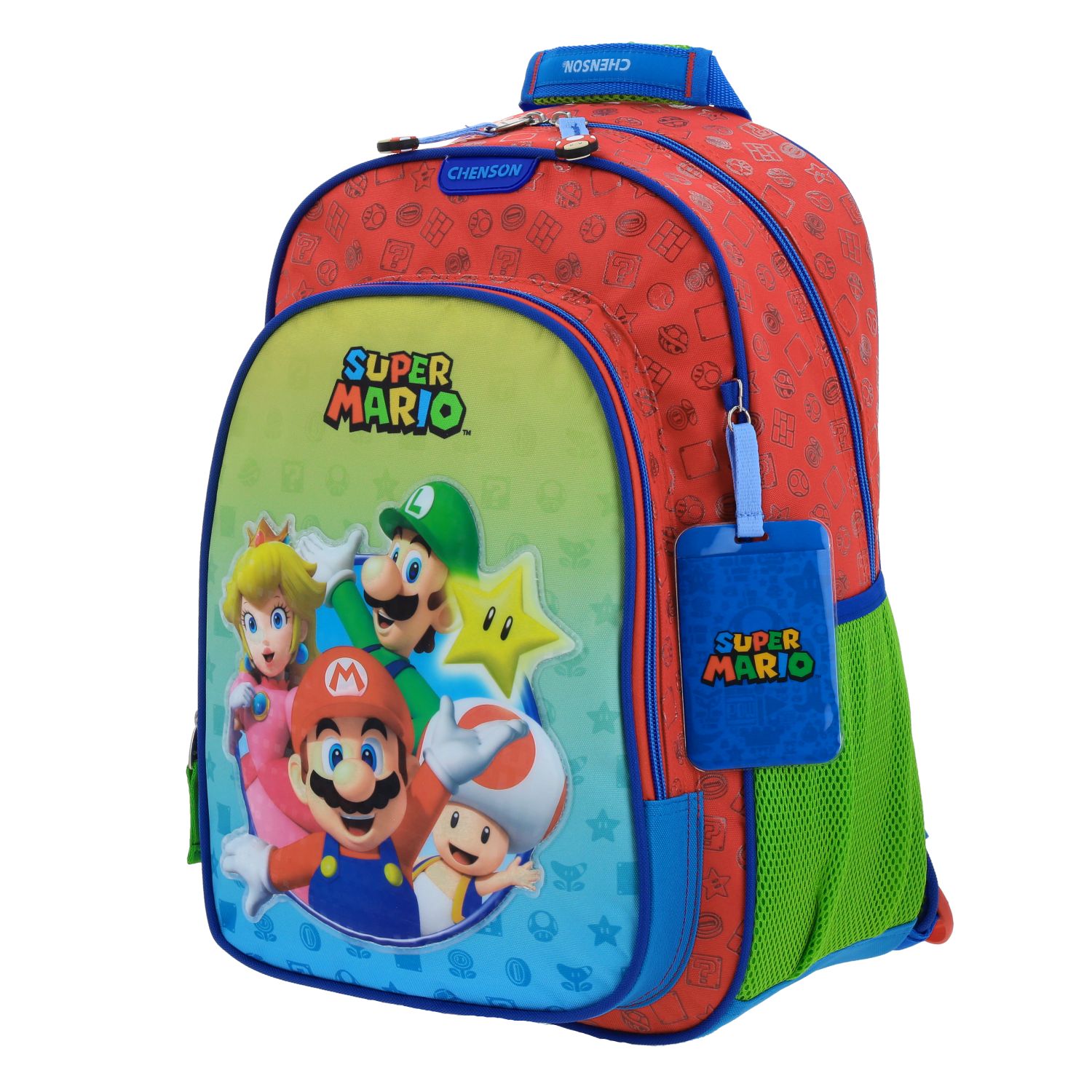 Mochila escolar Mario Bros by Chenson roja para niño – Ideal para primaria 2