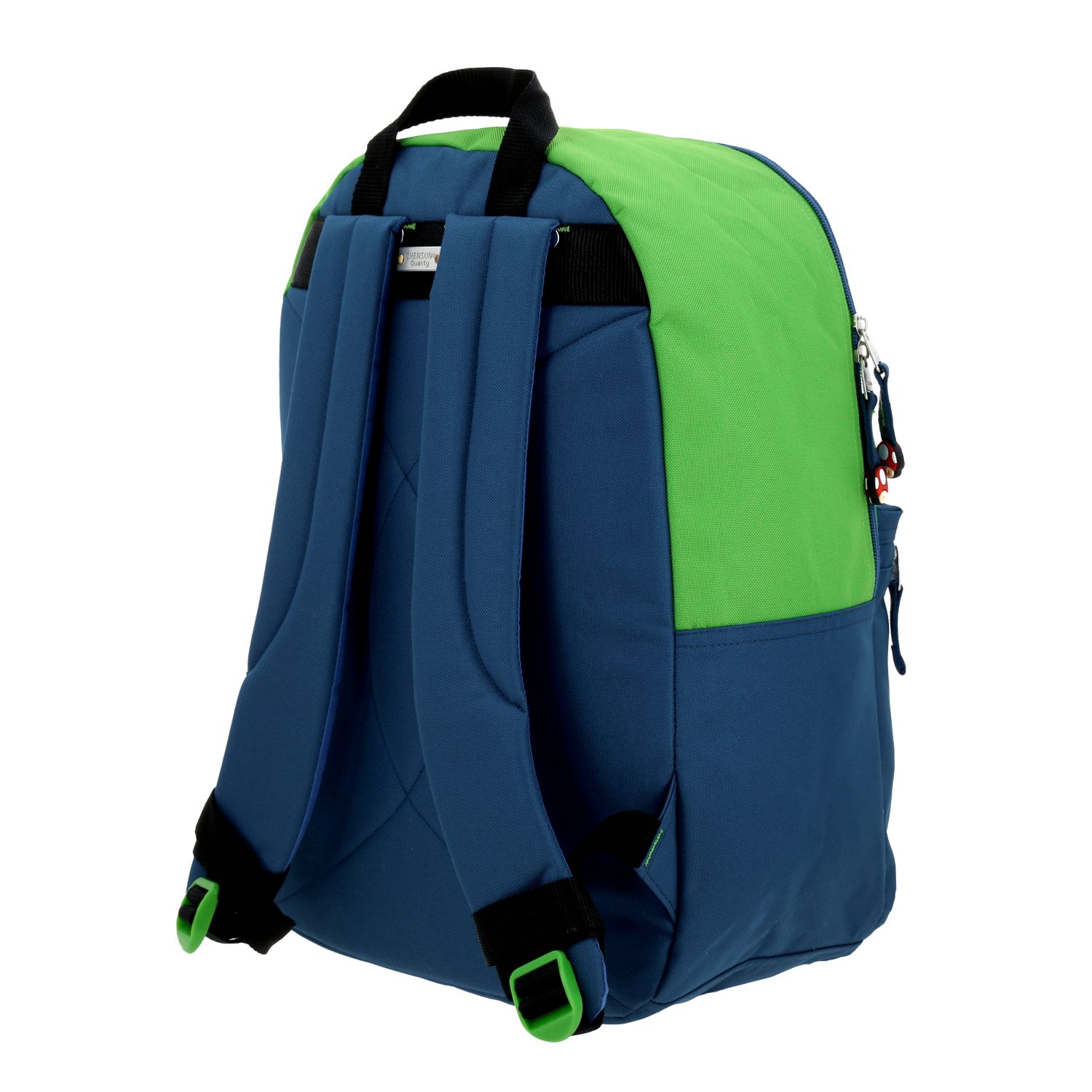 Mochila Escolar Mario Bros by Chenson Verde para Niños – Amplio Compartimento 5