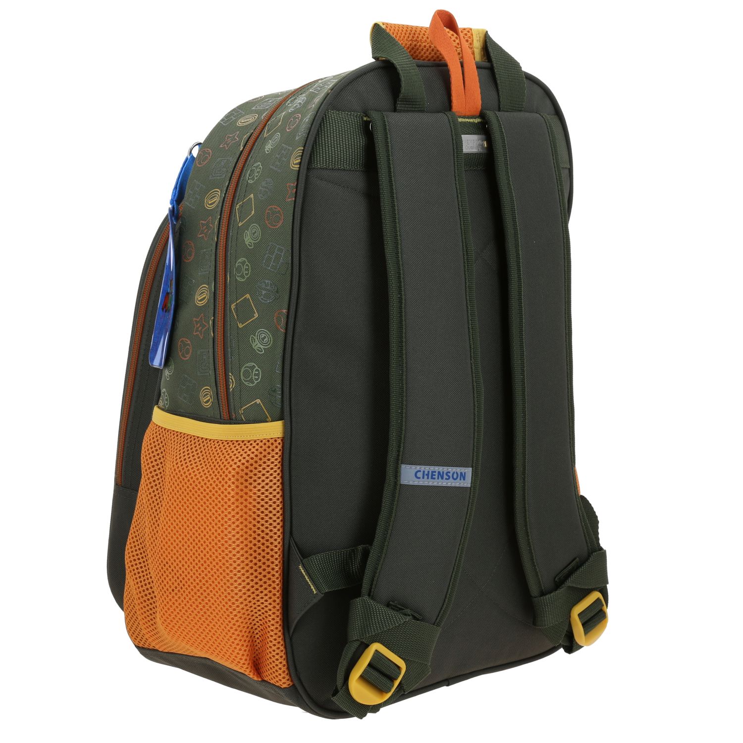 Mochila escolar Mario Bros verde seco para niño – Ideal para el regreso a clases 3