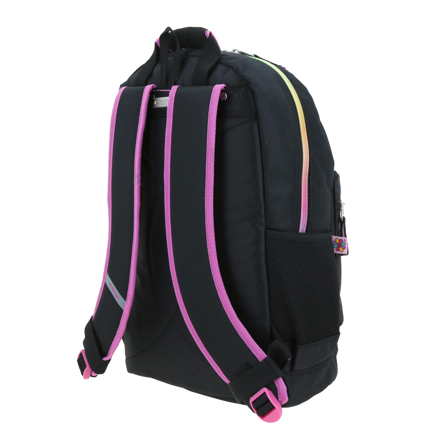 Mochila escolar para niña Happy Girl by Chenson color negro con porta tablet 5