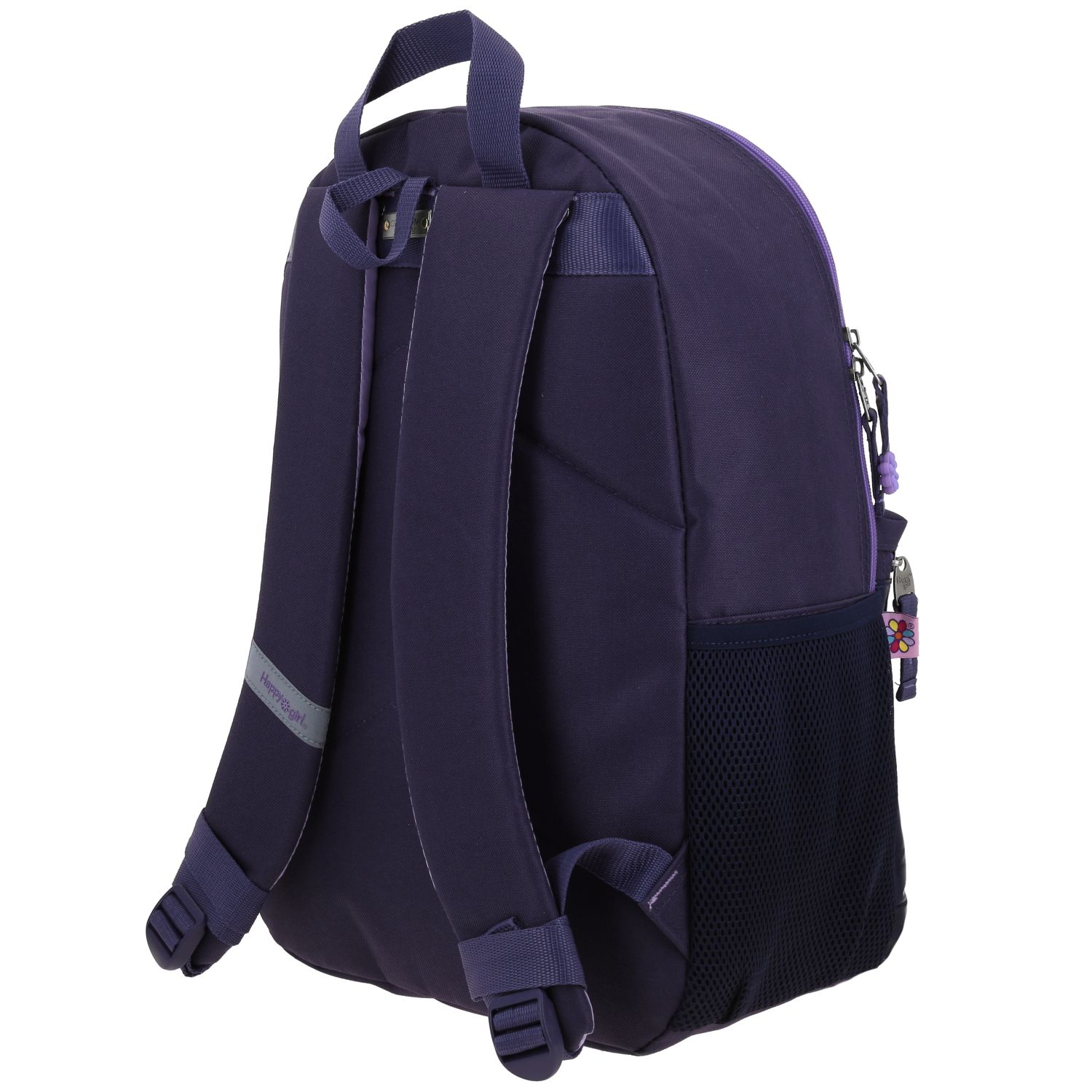 Mochila escolar para niña Happy Girl by Chenson color uva con amplios compartimentos 5