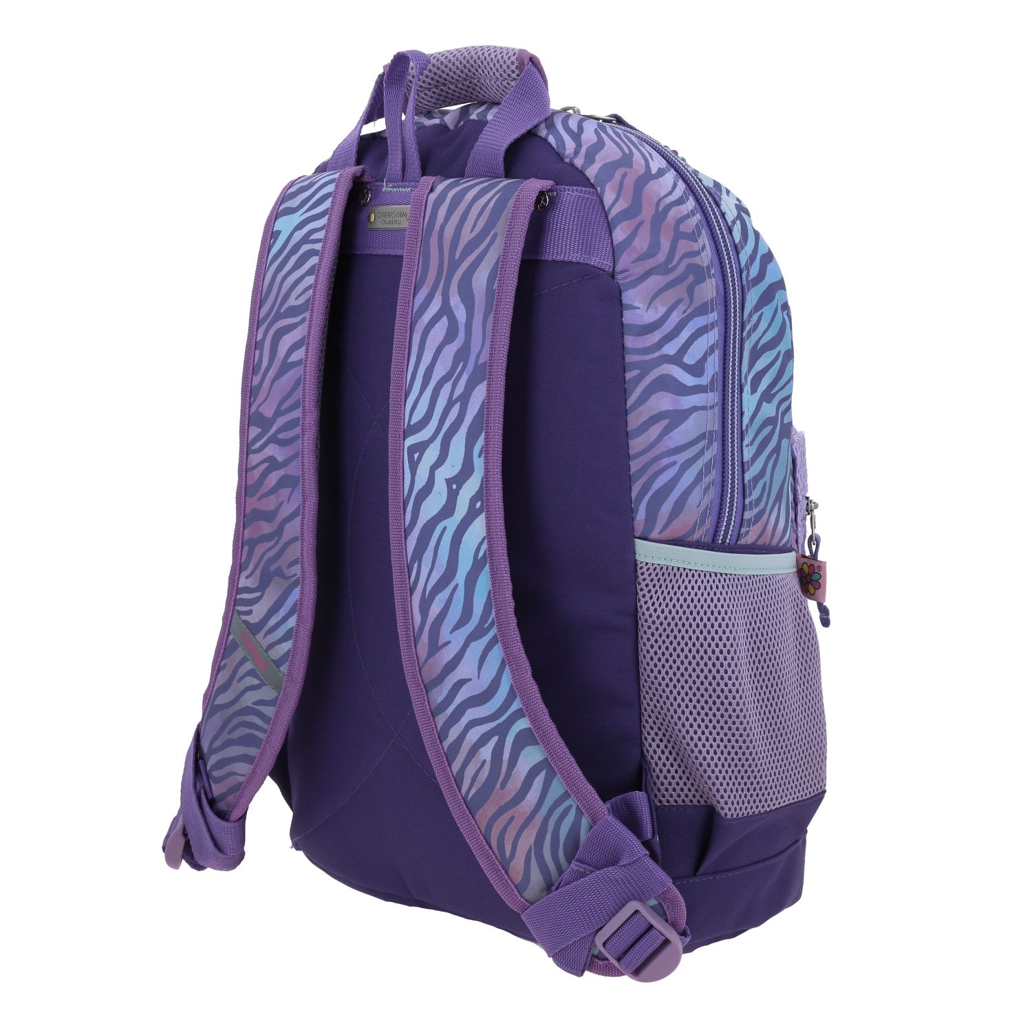 Mochila escolar para niña Happy Girl by Chenson color uva – Ideal para el regreso a clases 5