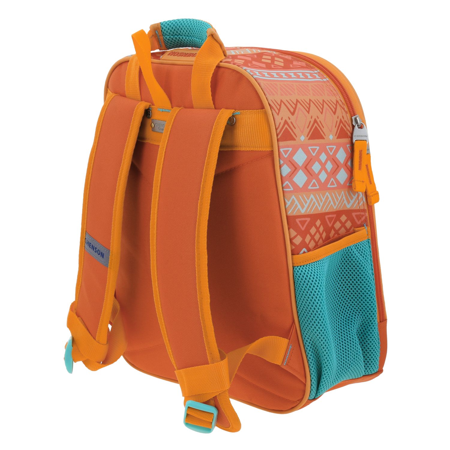 Mochila escolar para niña Princesas by Chenson en color naranja – Diseño divertido 5