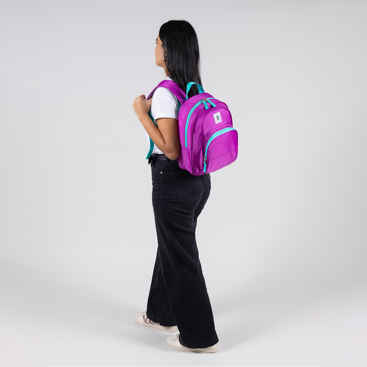 Mochila escolar uva 1818 by Chenson para joven – Amplio compartimento - vista 2
