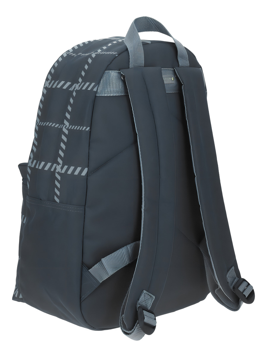 Mochila Girs Con Diseño De Cuadros 1818 Colors Color Gris Diseño De La Tela Liso 5