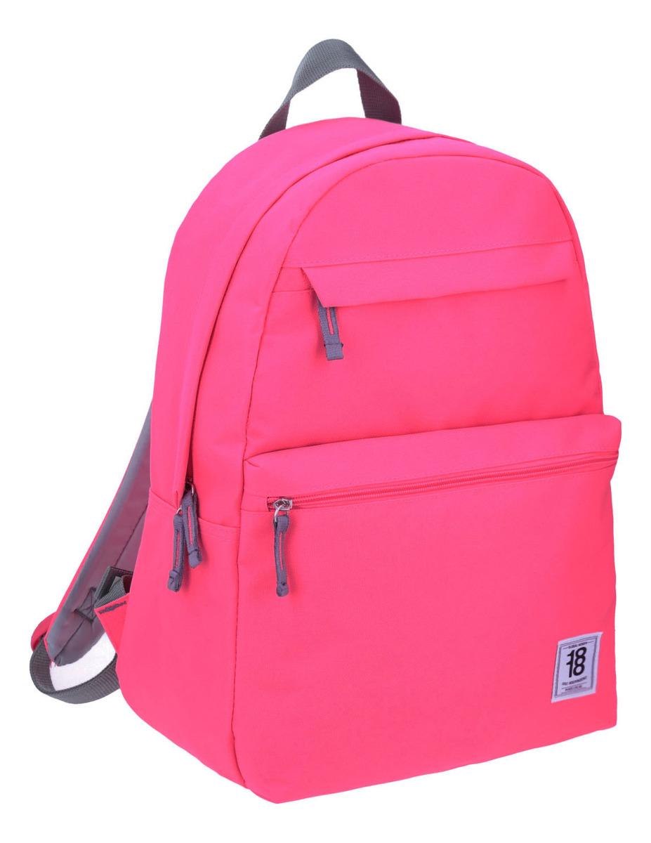 Mochila Grande Chenson 1818 Juvenil Colors Rosa Neon 2