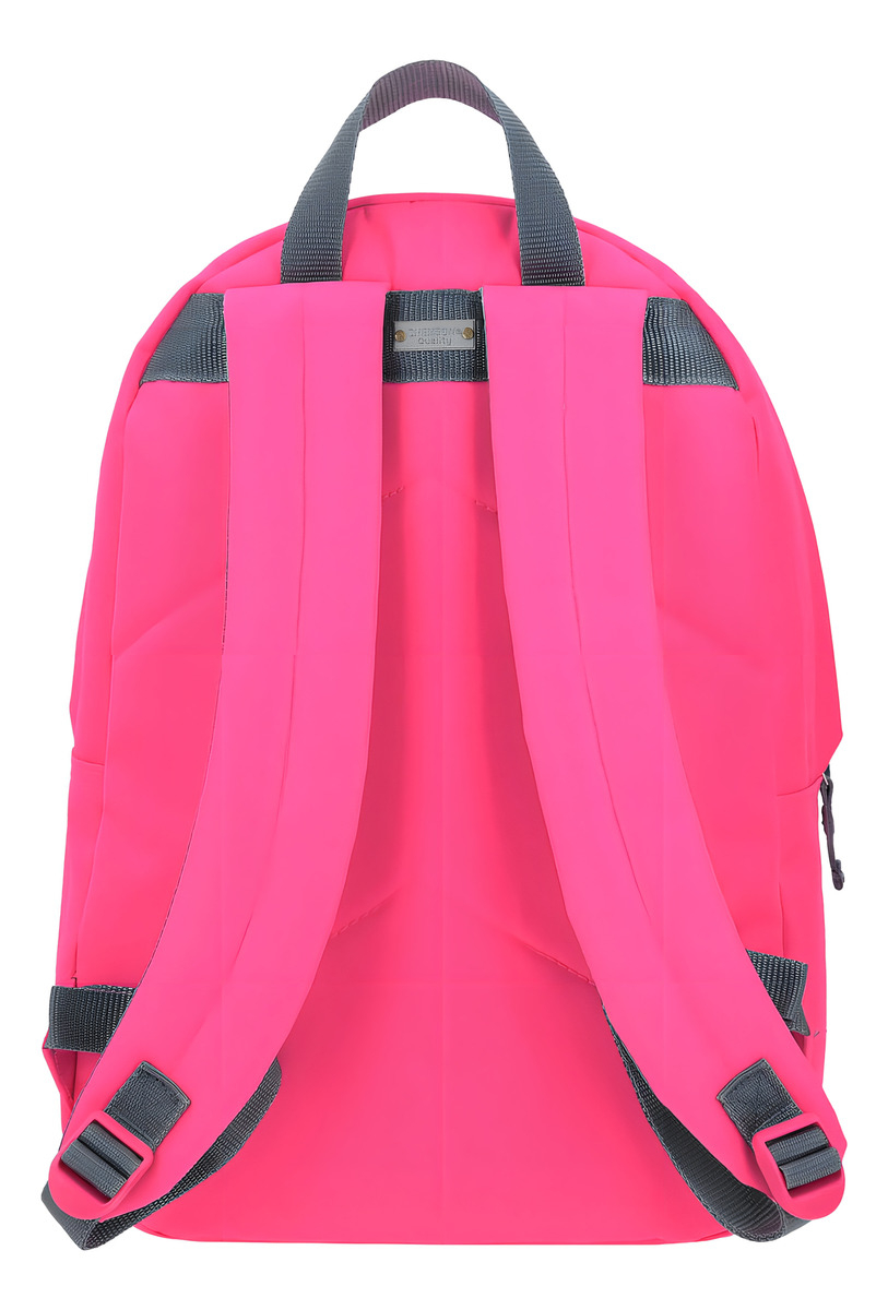 Mochila Grande Chenson 1818 Juvenil Colors Rosa Neon 3