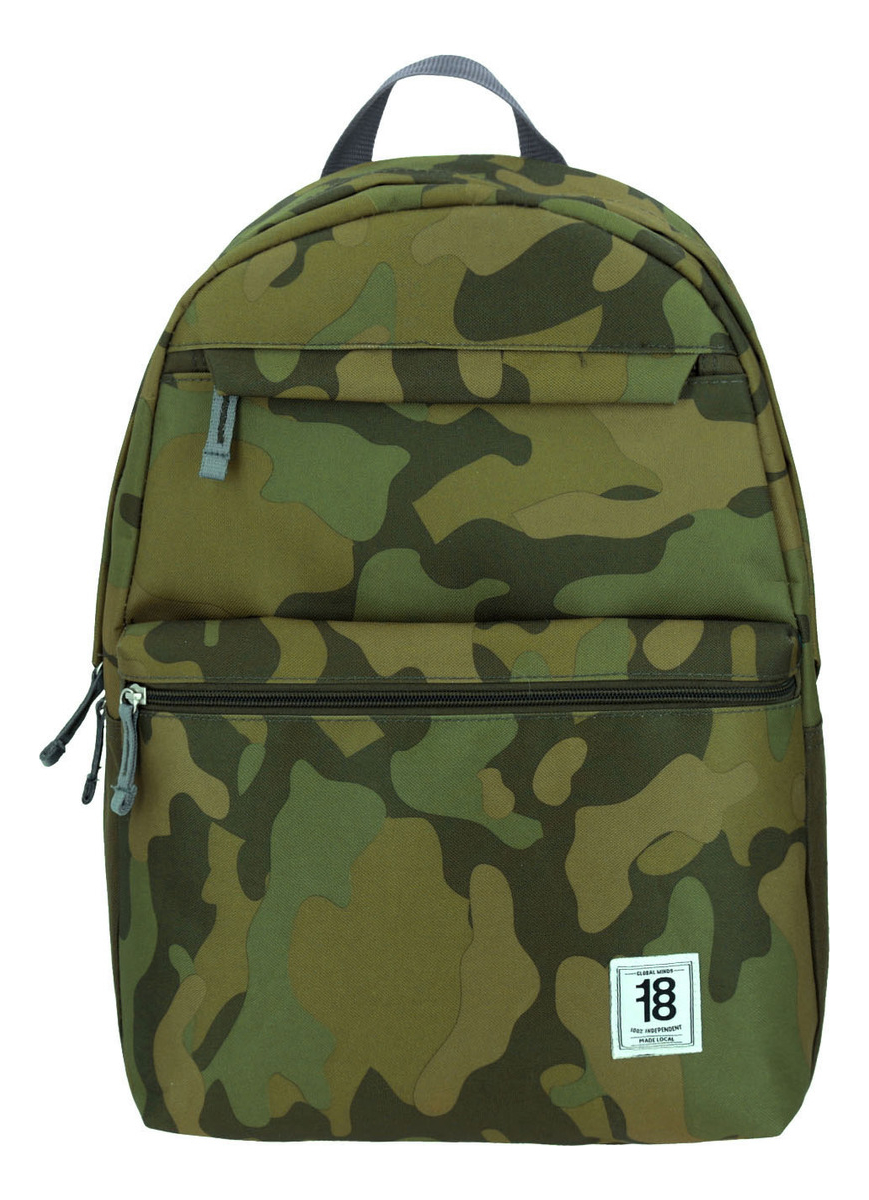 Mochila Grande Chenson 1818 Juvenil Colors Verde Militar