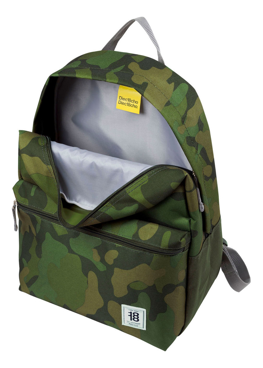 Mochila Grande Chenson 1818 Juvenil Colors Verde Militar 4
