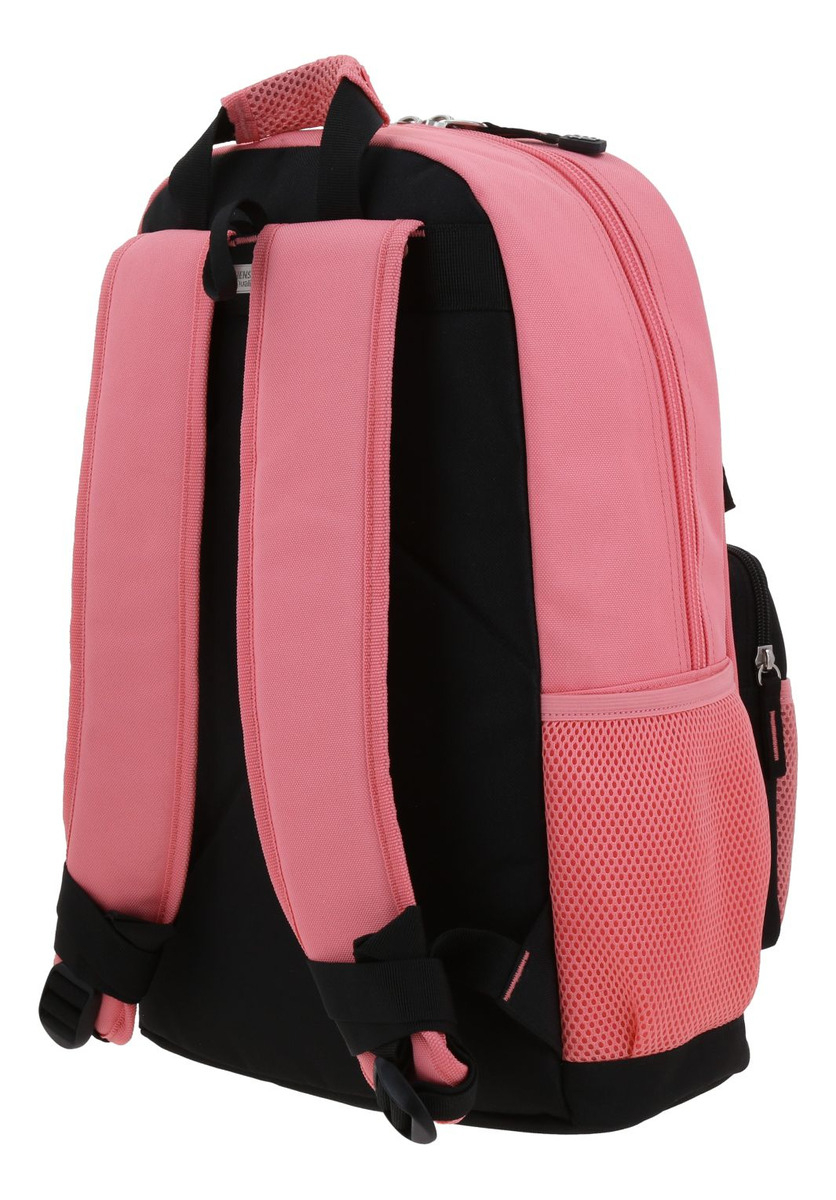 Mochila Grande Chenson 1818 Wynni Juvenil Para Dama Mujer Color Rosa Diseño De La Tela Lisa 3