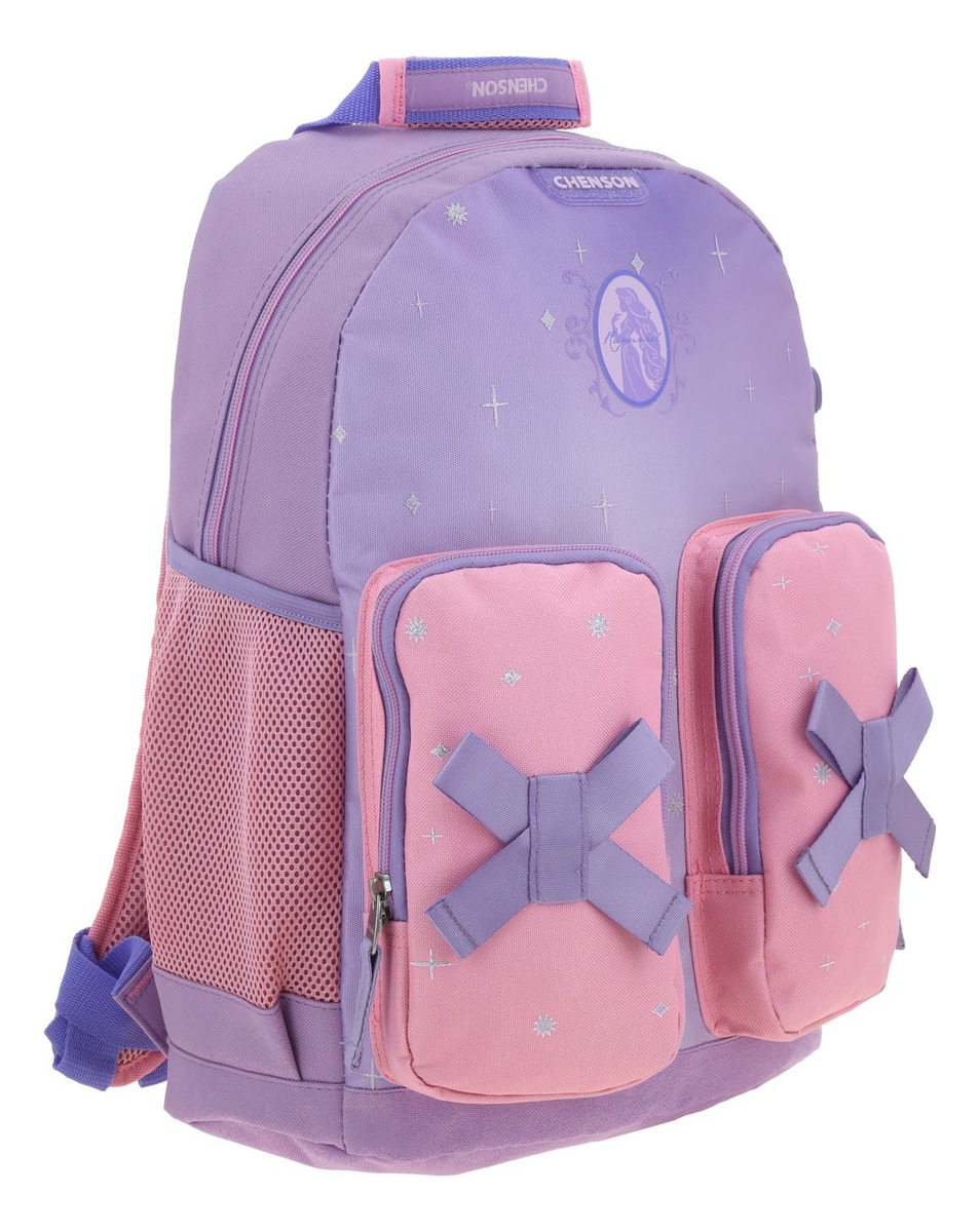Mochila Grande Chenson Disney Princesas Ariel Stardust - vista 2